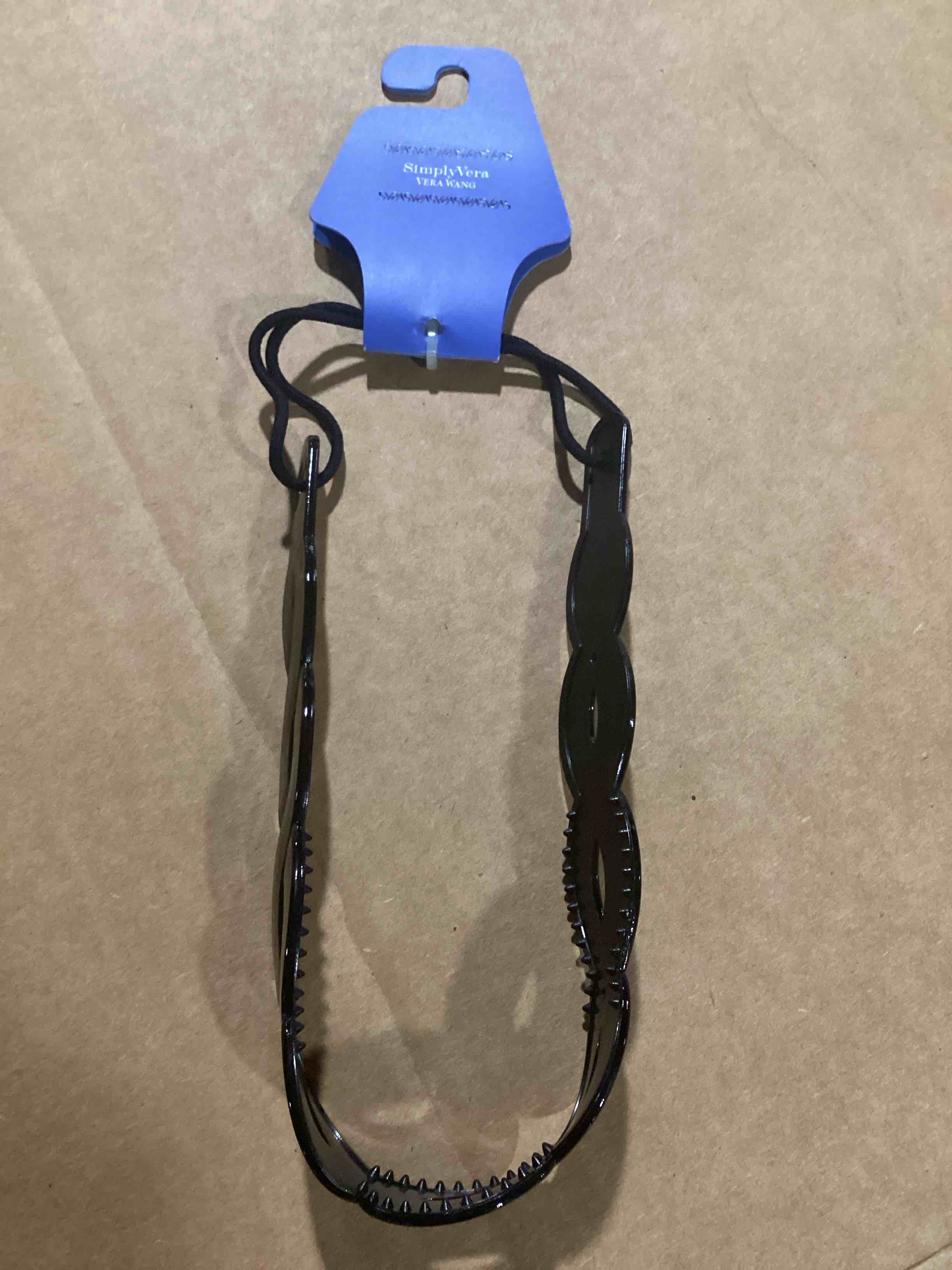 Condition photo showing New/Like New for case of 48 simply vera headband black