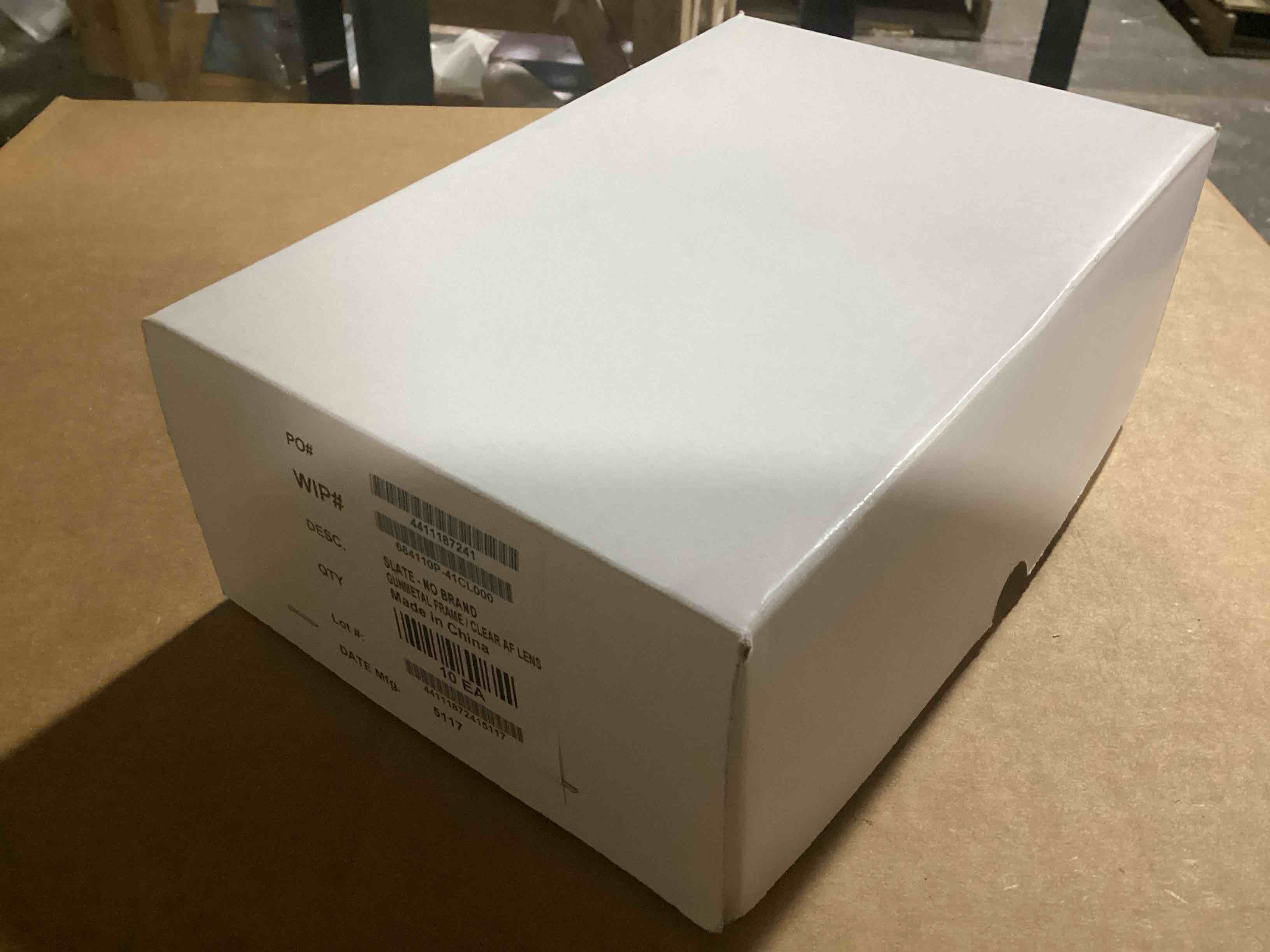 Condition photo showing New/Like New for case of 10 howard leight state shooters safety eyeware, metal frame anti fog clear lens