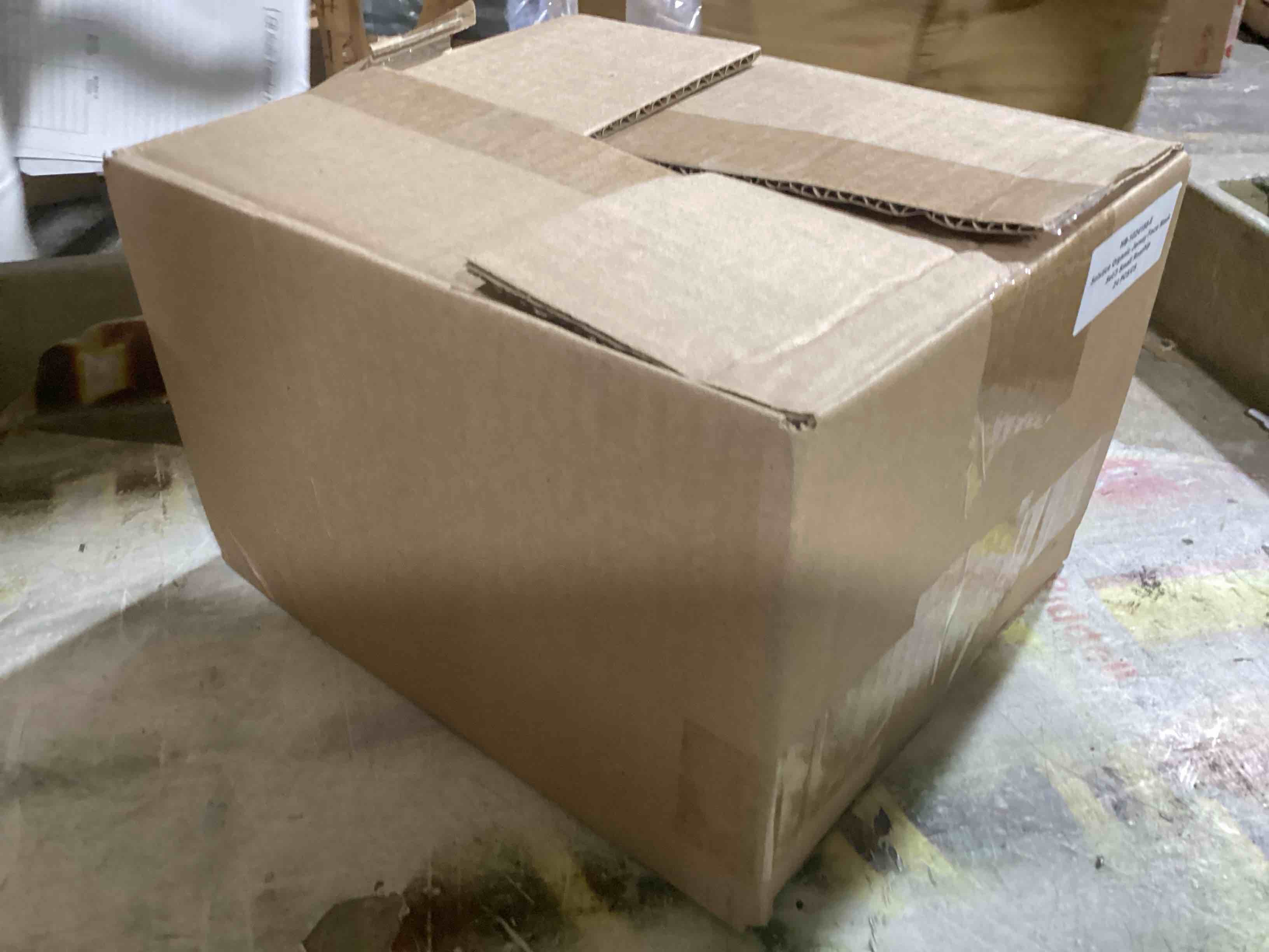 Condition photo showing New/Like New for case of 34 small solstice organic jersey face mask, rosenip