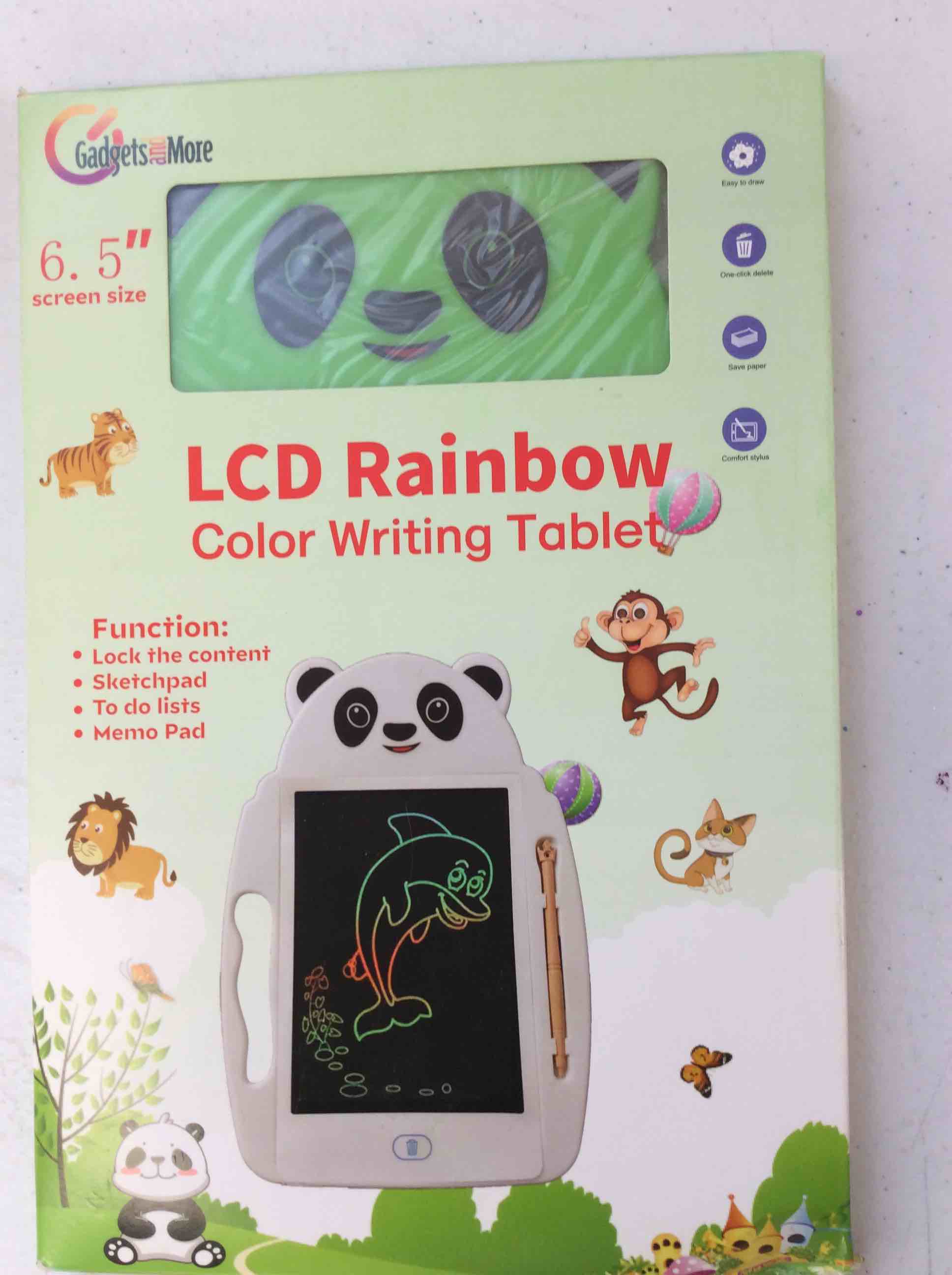 Gadgets And  More LCD Rainbow Color Writing Tablet 