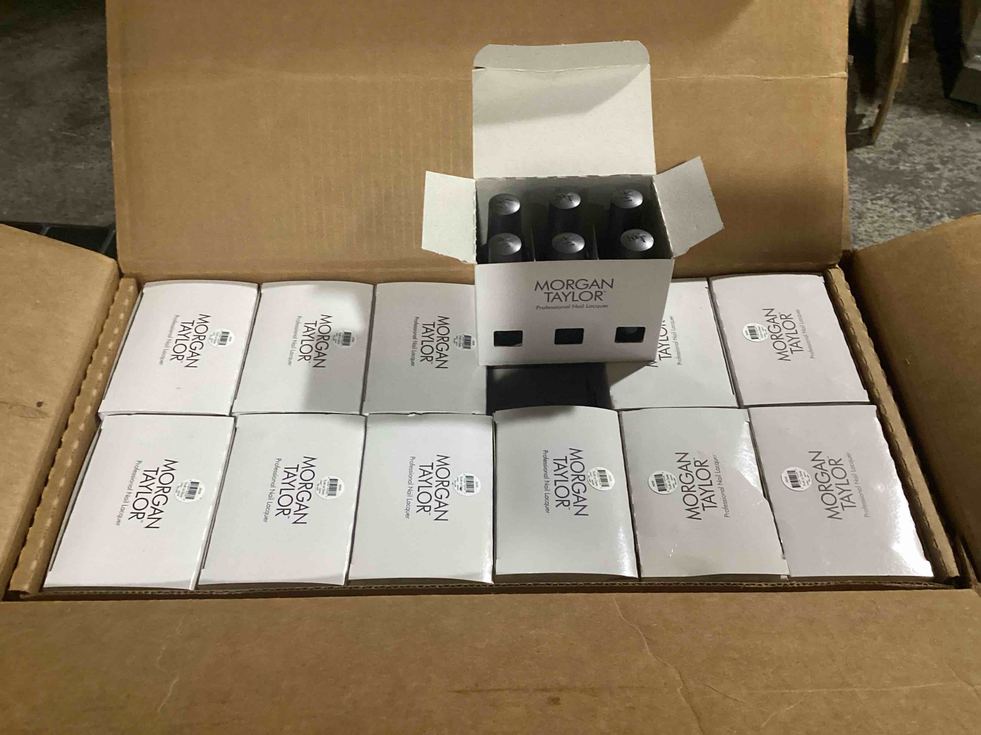 Condition photo showing New/Like New for case of 144 morgan taylor  truth or dare  nail lacquer - 15 ml | .5 fl oz
