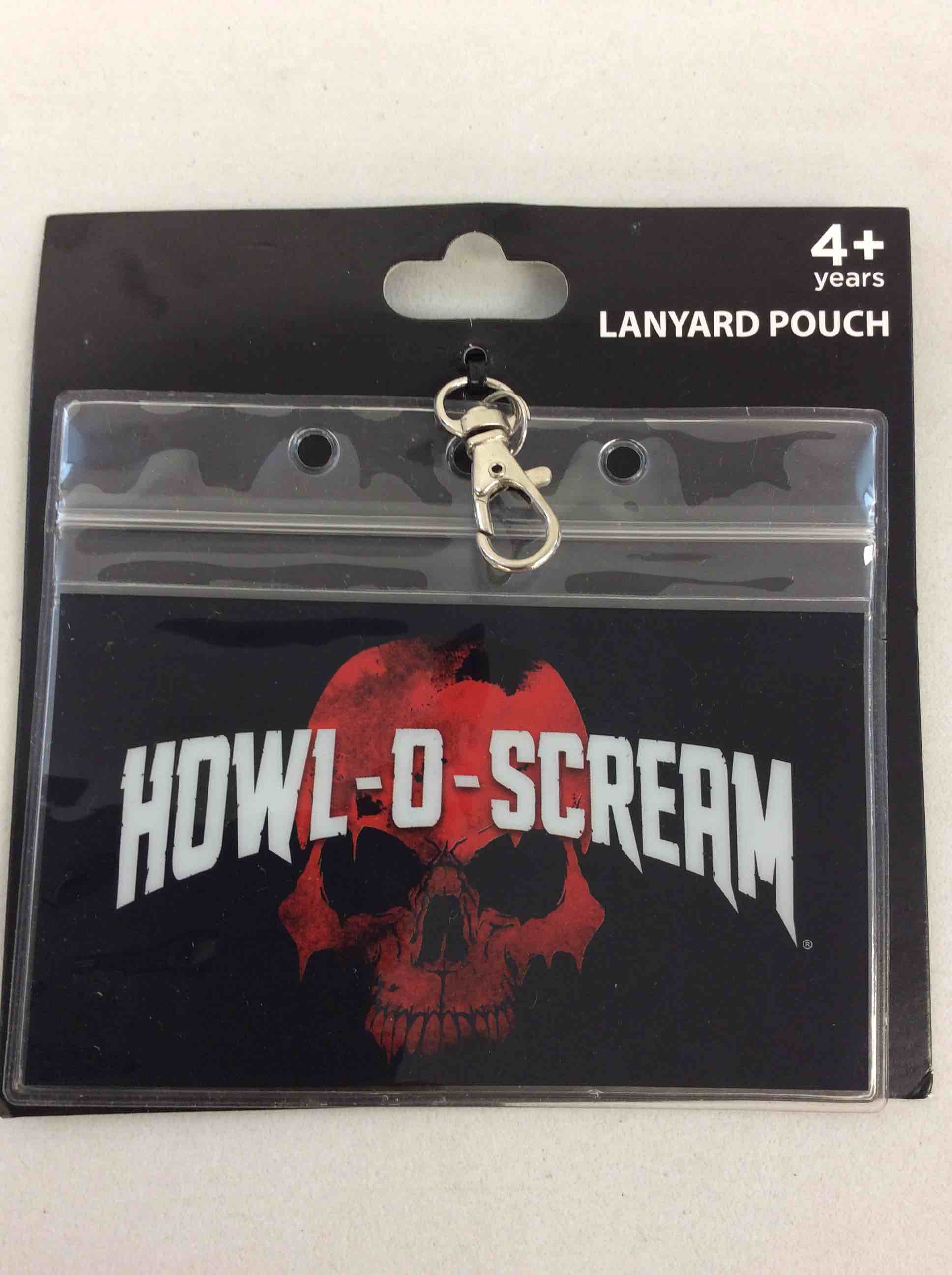 Condition photo showing New/Like New for sea world howl-o-scream lanyard pouch 