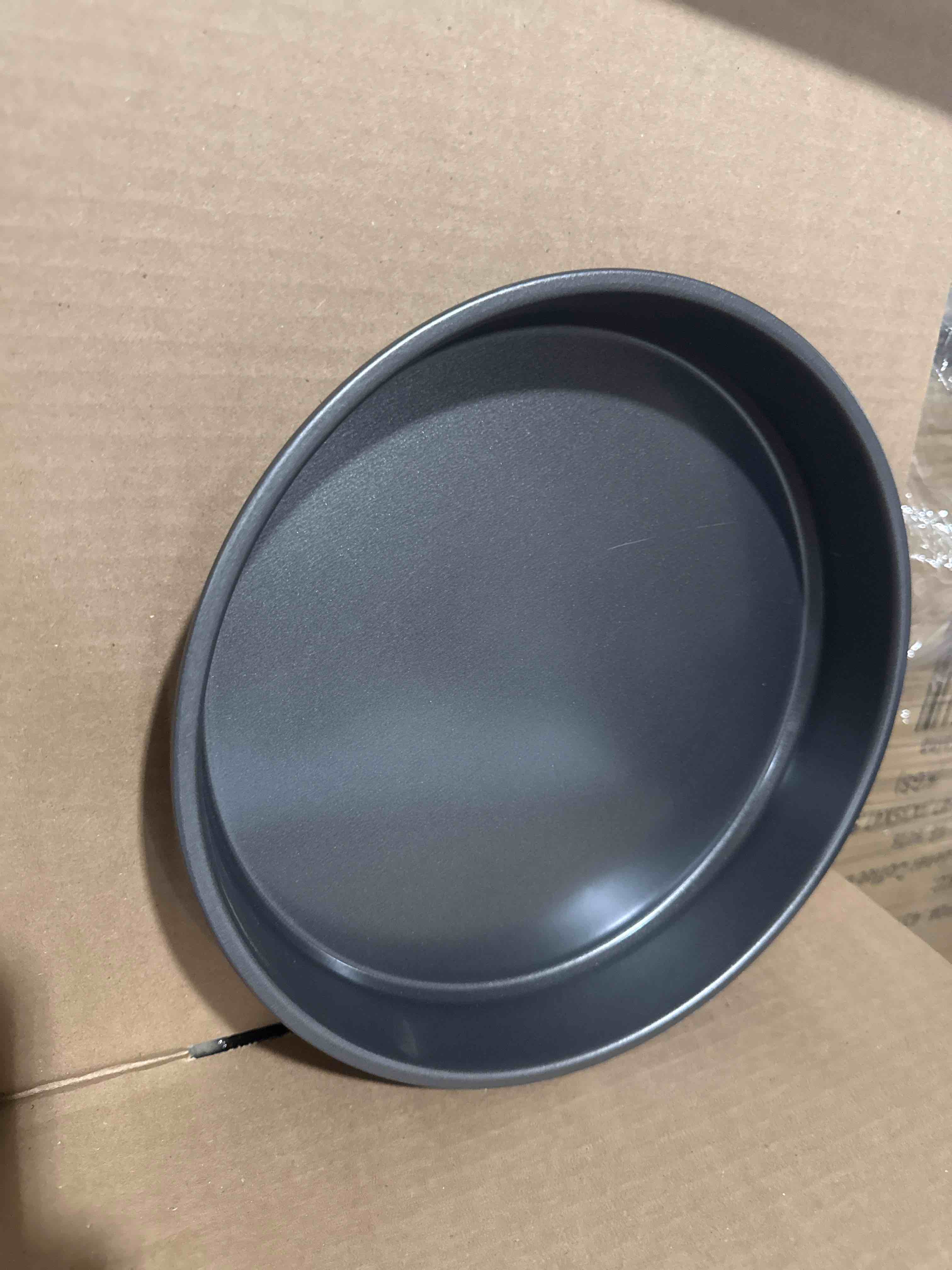 Condition photo showing New/Like New for 2-piece 10-inch nonstick round cake pan set | durable bakeware for cakes, brownies & more