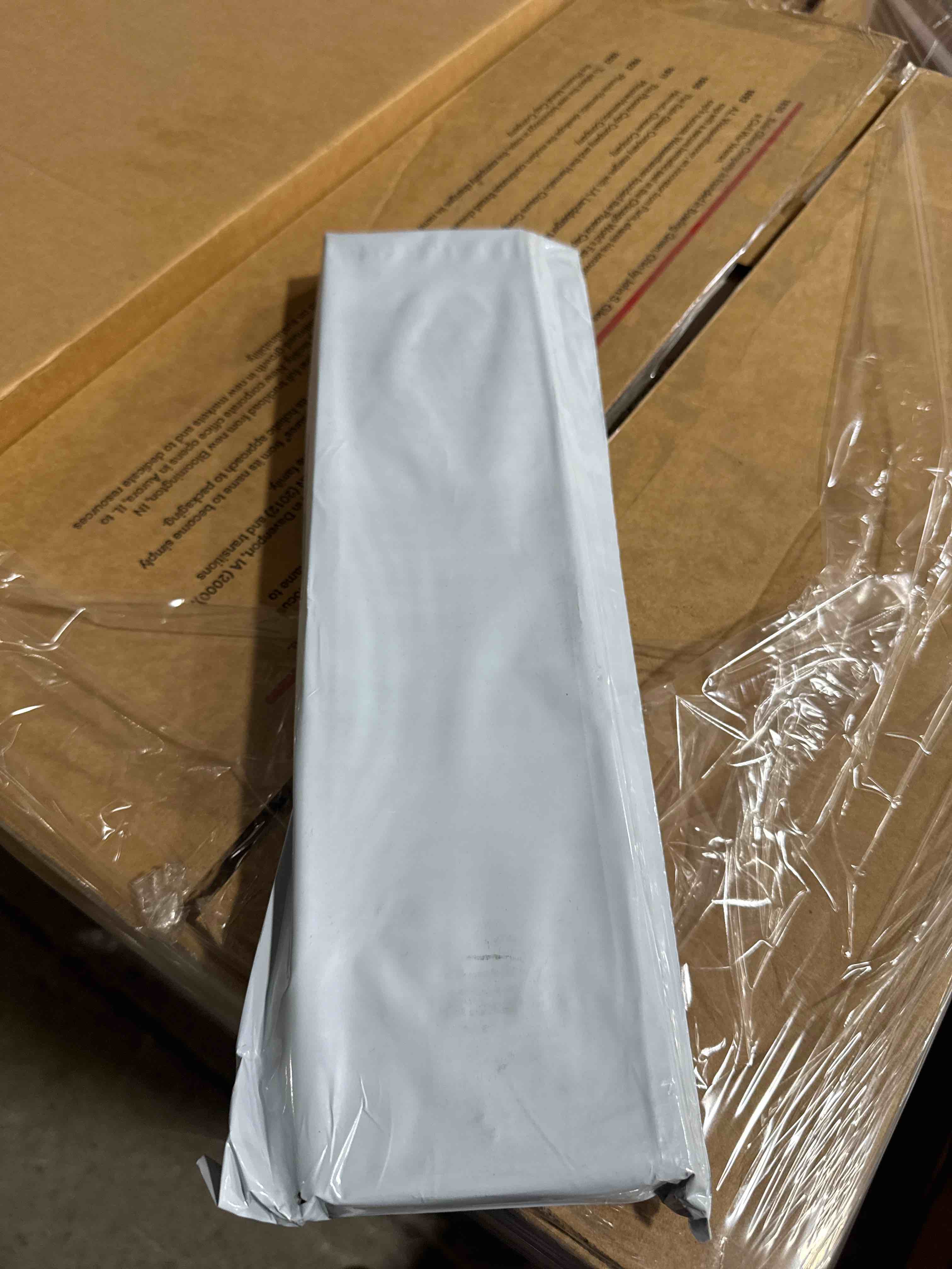 Condition photo showing Brand New for 4-piece nonstick knife set featuring razor-sharp blades, ergonomic comfort-grip handles, and protective blade covers for safe, everyday food prep.