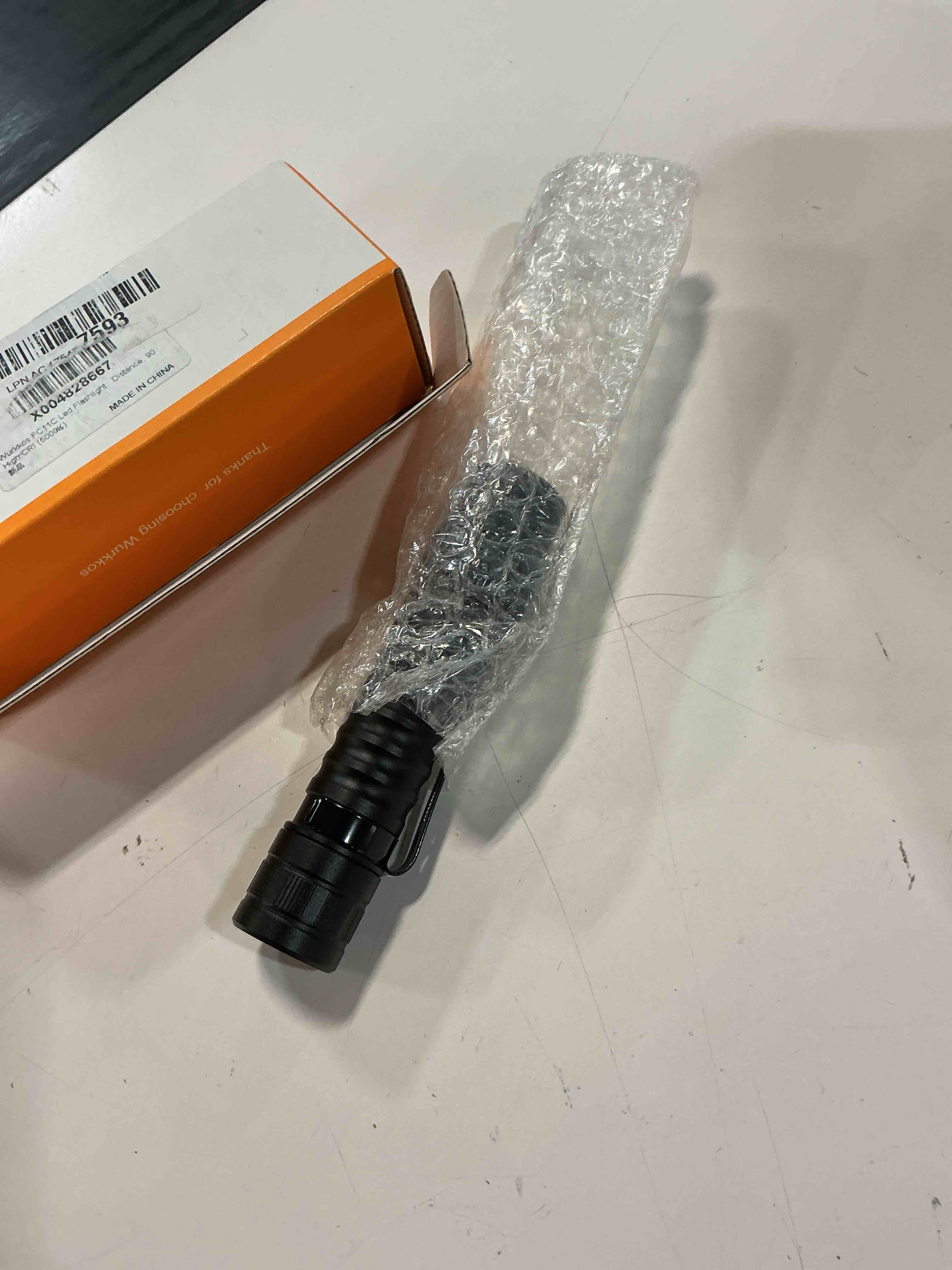 Condition photo showing Good Condition for wurkkos fc11c led flashlight rechargeable high lumen 1200, small powerful flashlight usb c, super bright edc flashlight ip67 waterproof, 155meters beam distance, 90 high cri flashlight(5000k)
