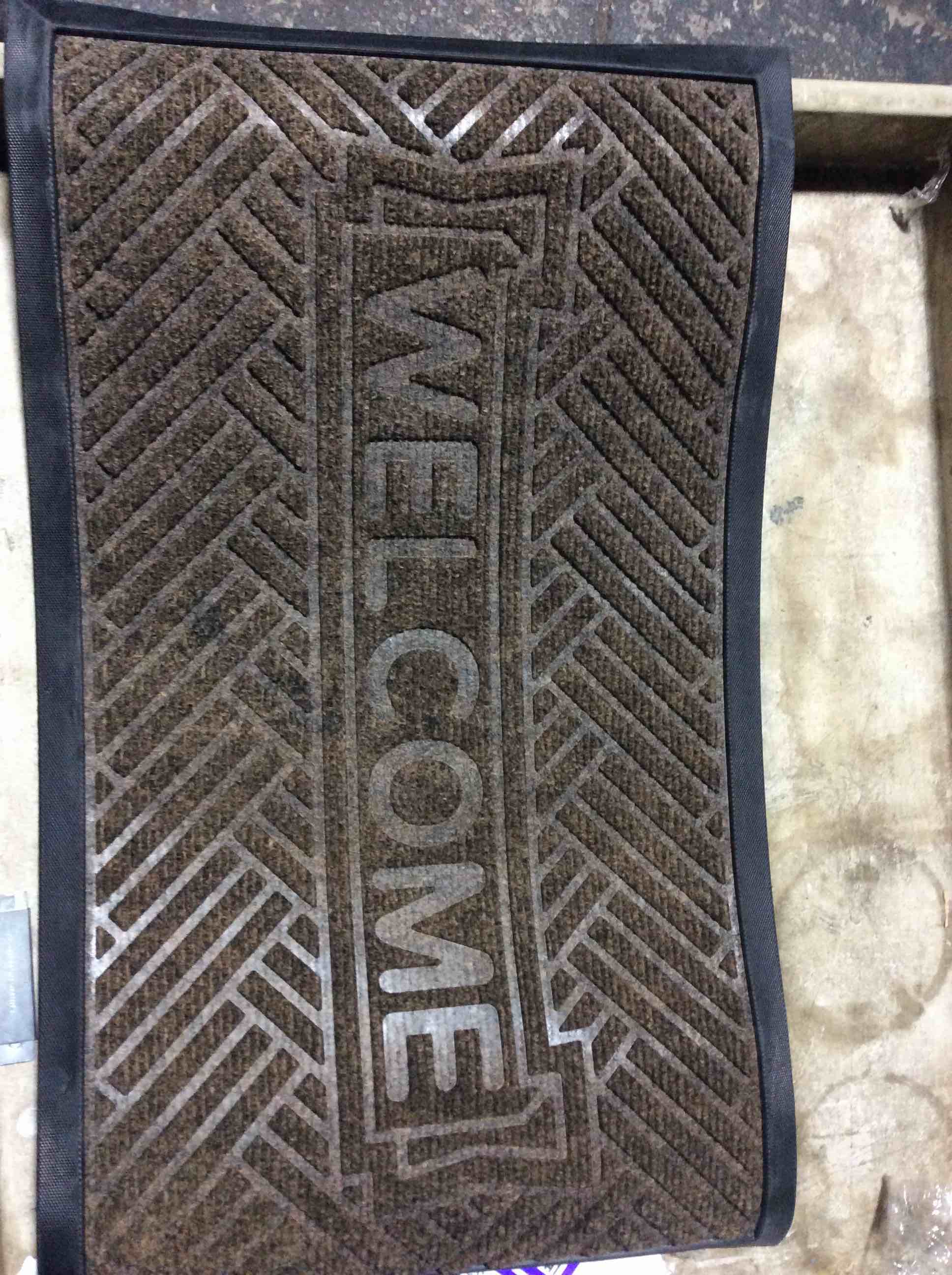 Condition photo showing New/Like New for mibao indoor outdoor mat 29.5” x 17” brown welcome mat 