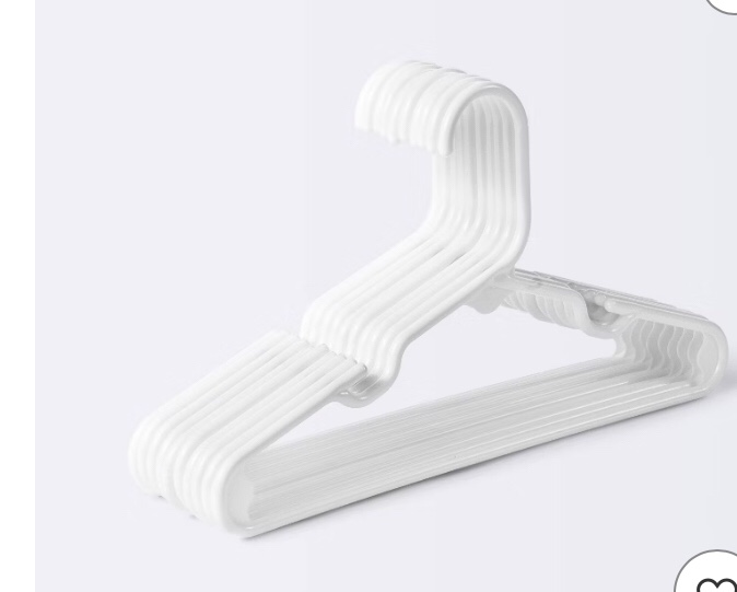 20 pack premium plastic hangers
