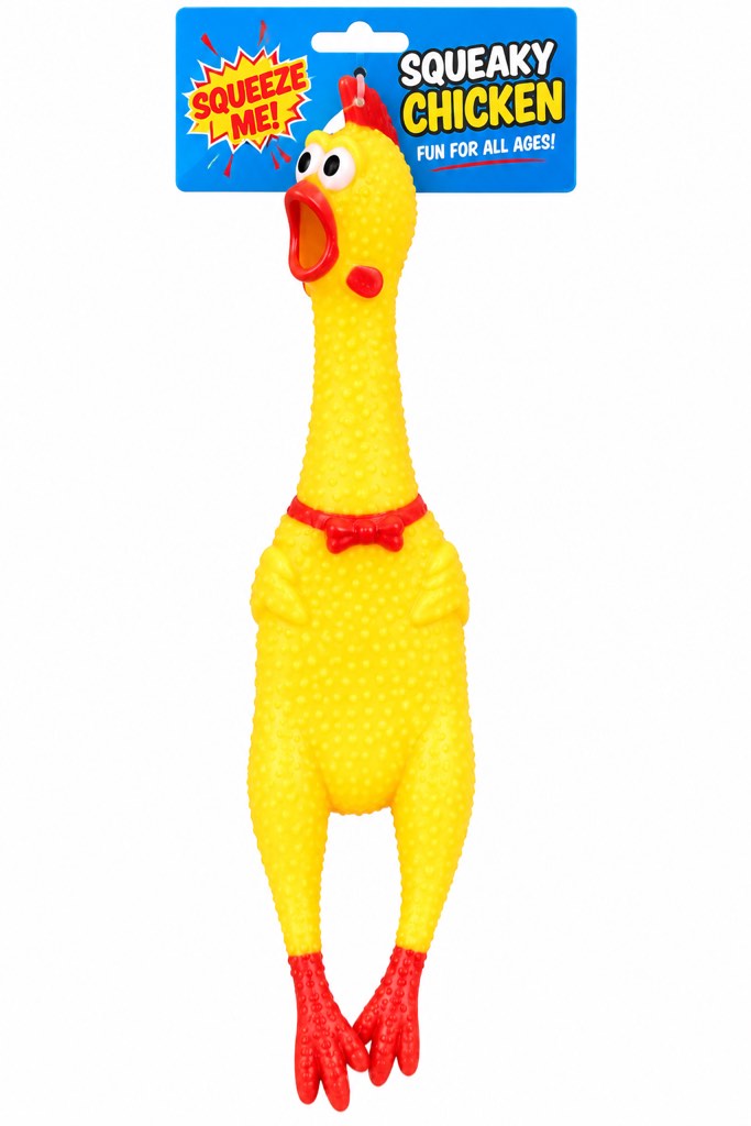 rubber shrilling chicken