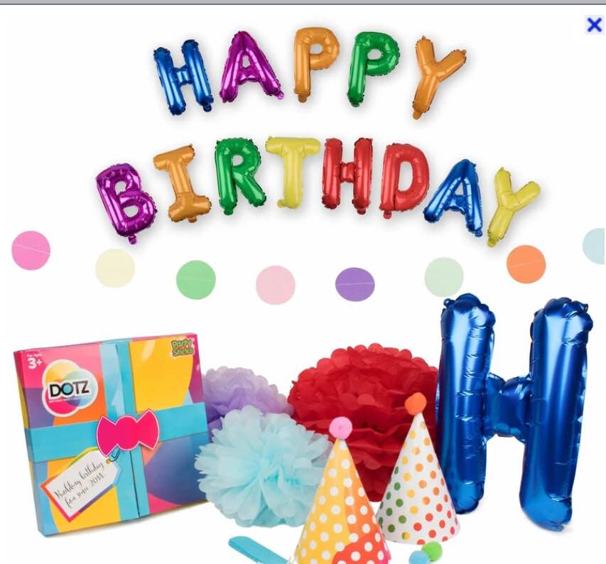 Dotz DIY Birthday Party Set