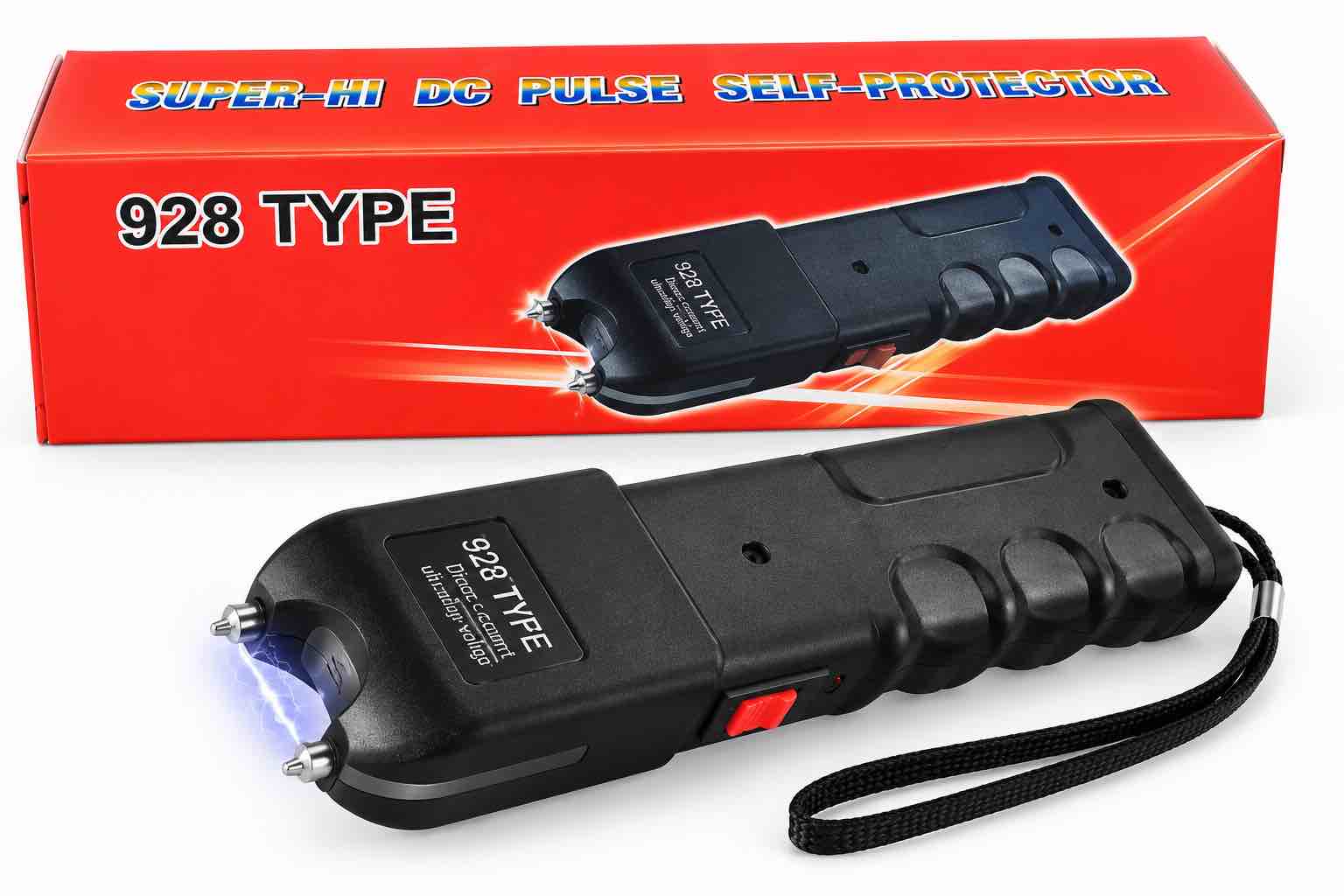 Super HI DC Pulse Self Protector Stun Gun 