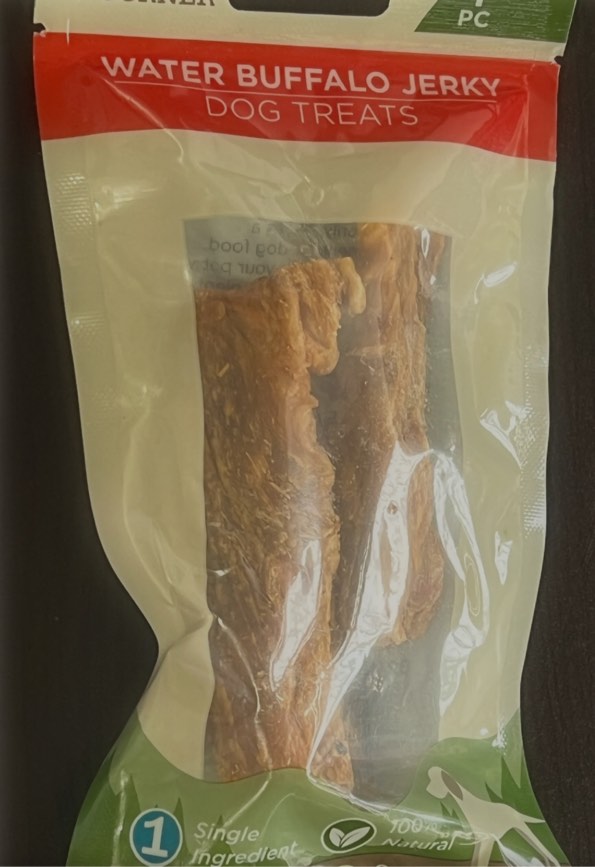 Case of 20 Nature’s Corner Water Buffalo Jerky Dog Treats 1oz BB April 01- 2027