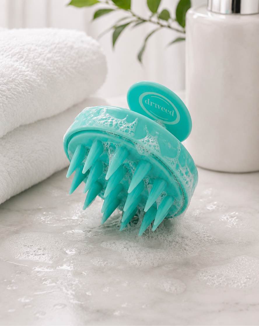 Massage Shampoo Brush, Green 