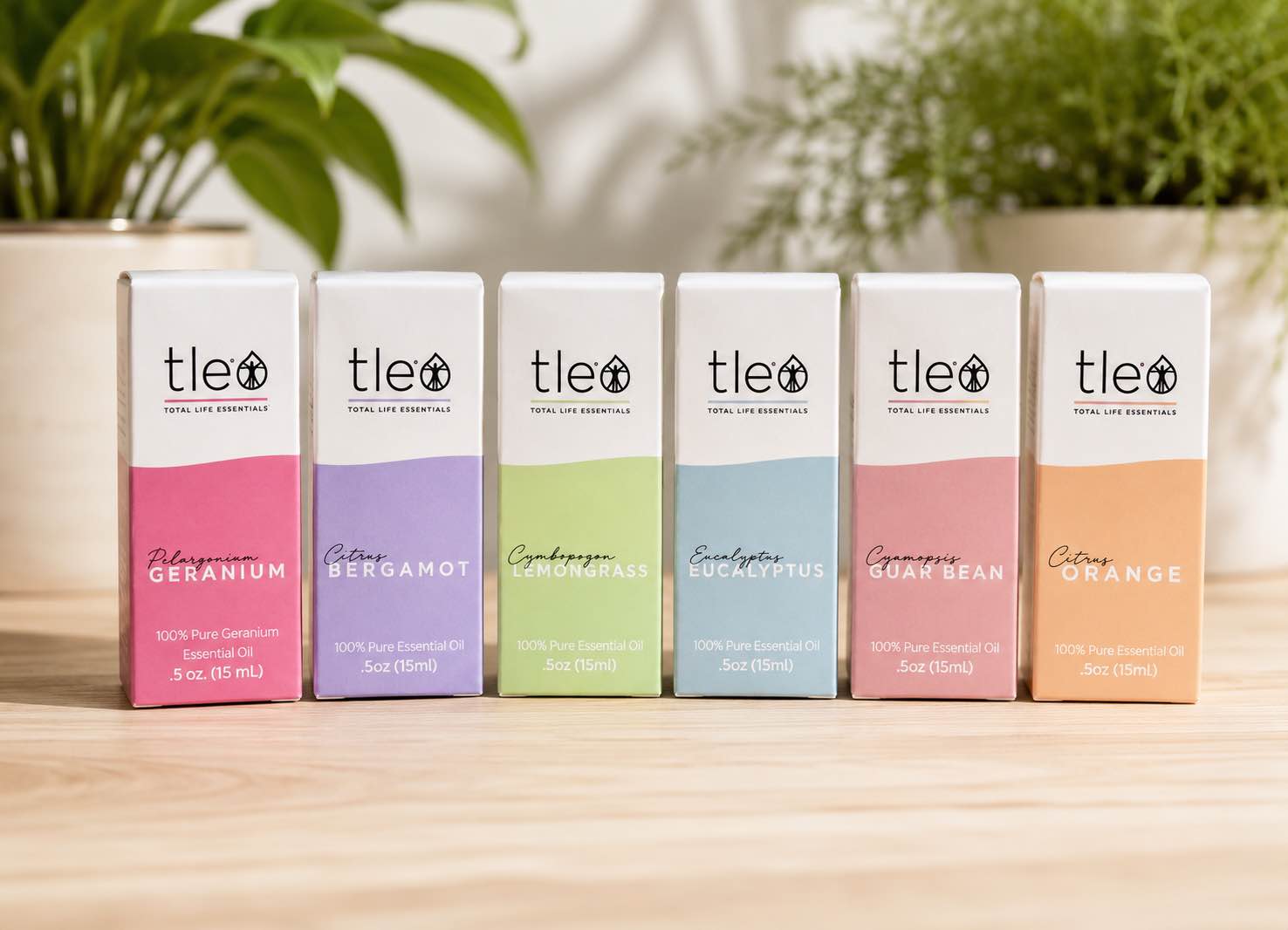 TLE Pure Essential Oil .5 oz - Assorted Scents 