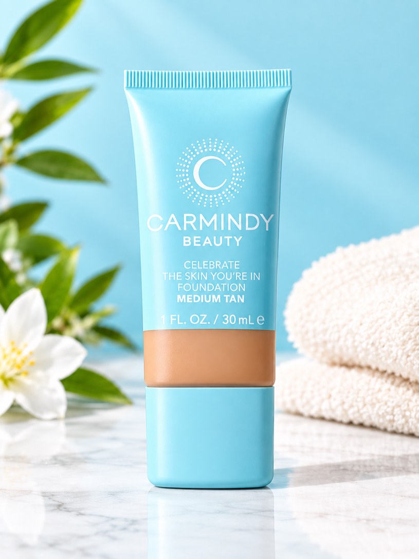 Carmindy Beauty Celebrate The Skin You’re In Foundation - Medium Tan 1 fl.oz.