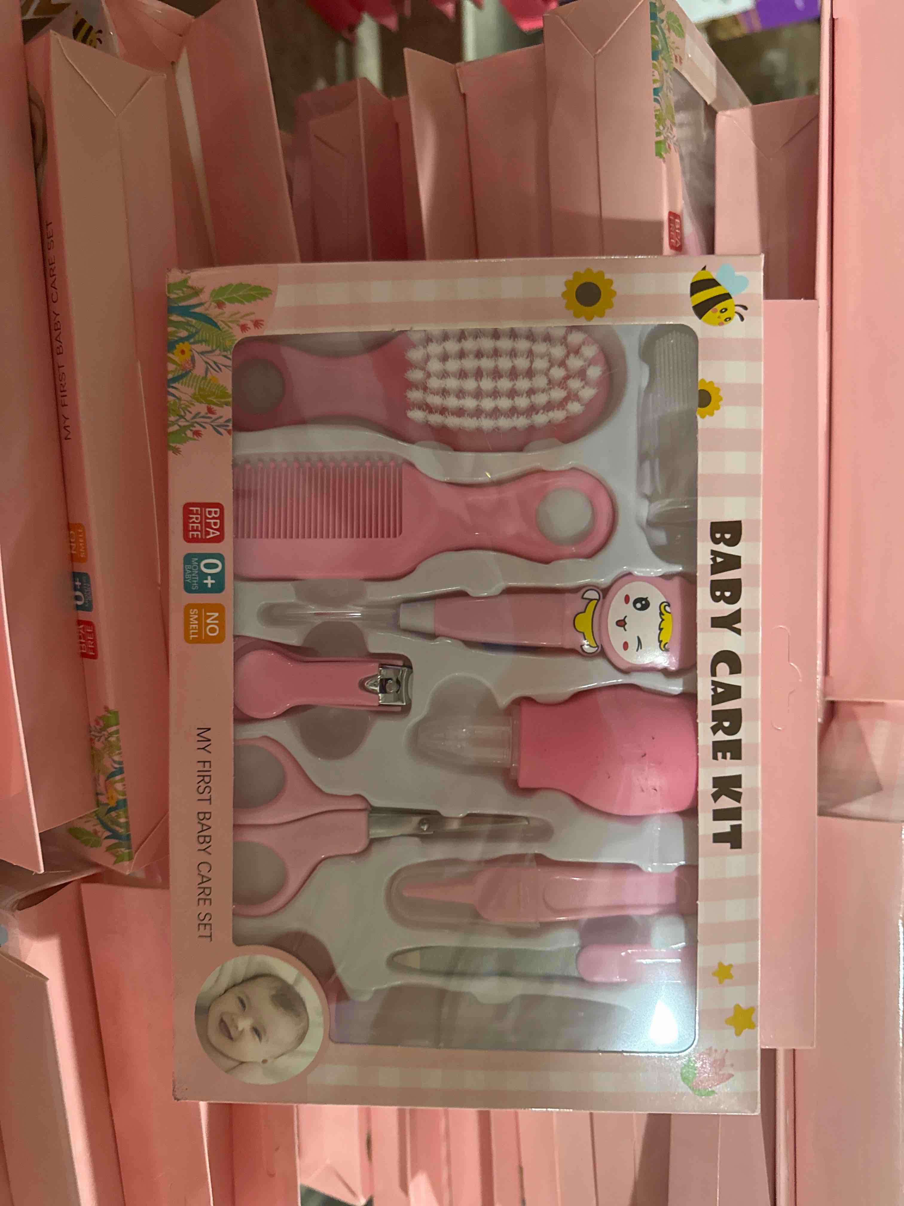 Condition photo showing New/Like New for baby care kit pink 