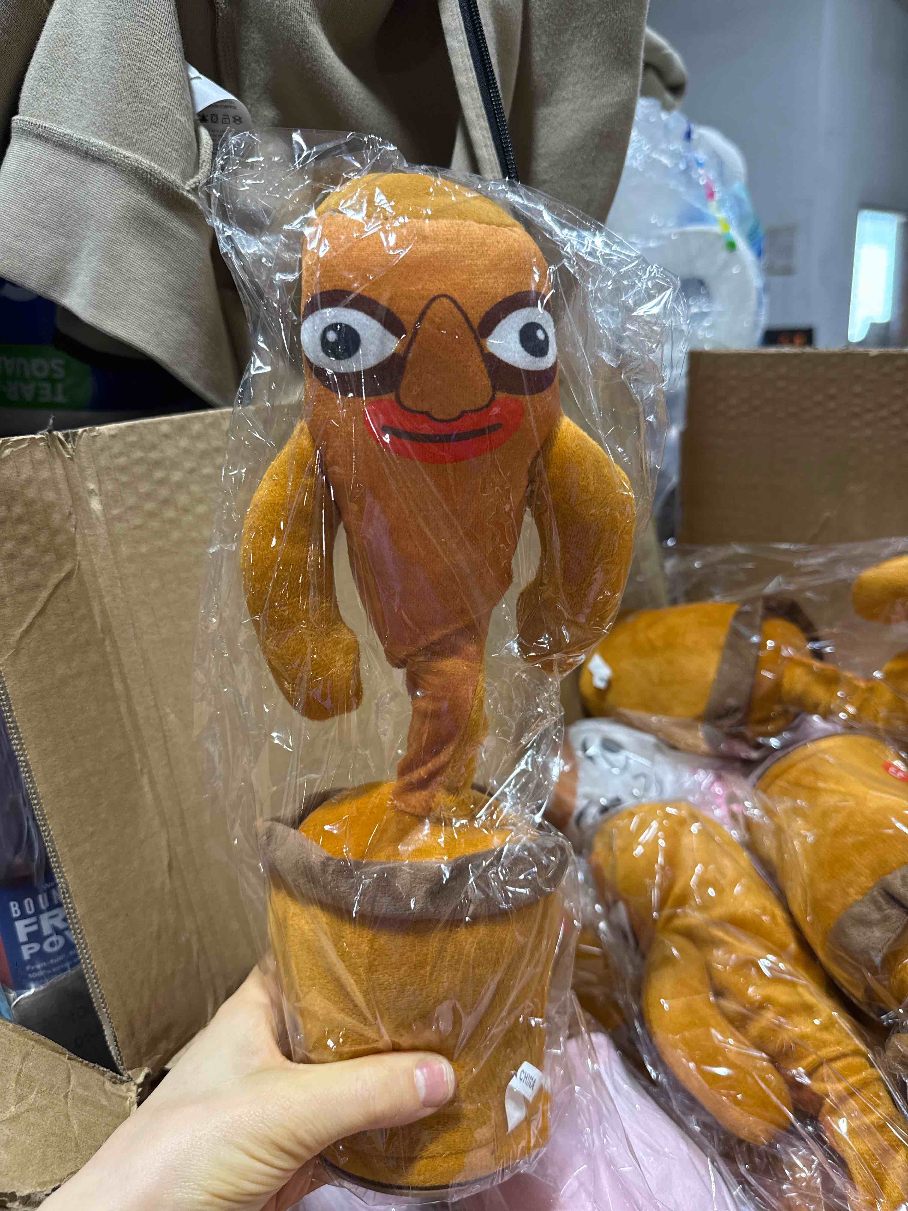 Condition photo showing Brand New for voice recording dancing plush 
