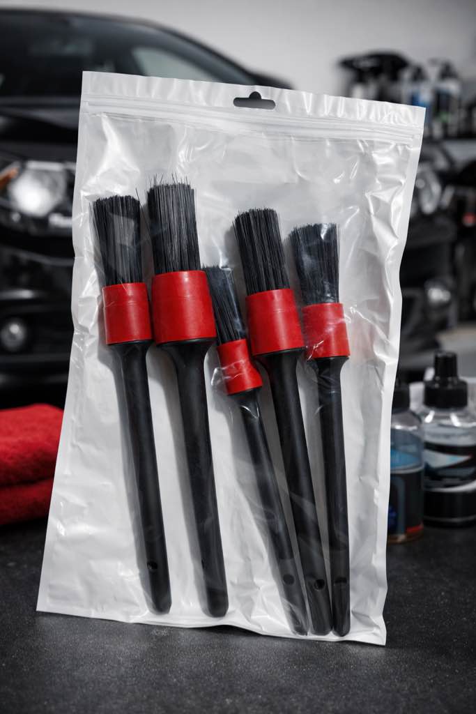 5pc car detailing brush set 