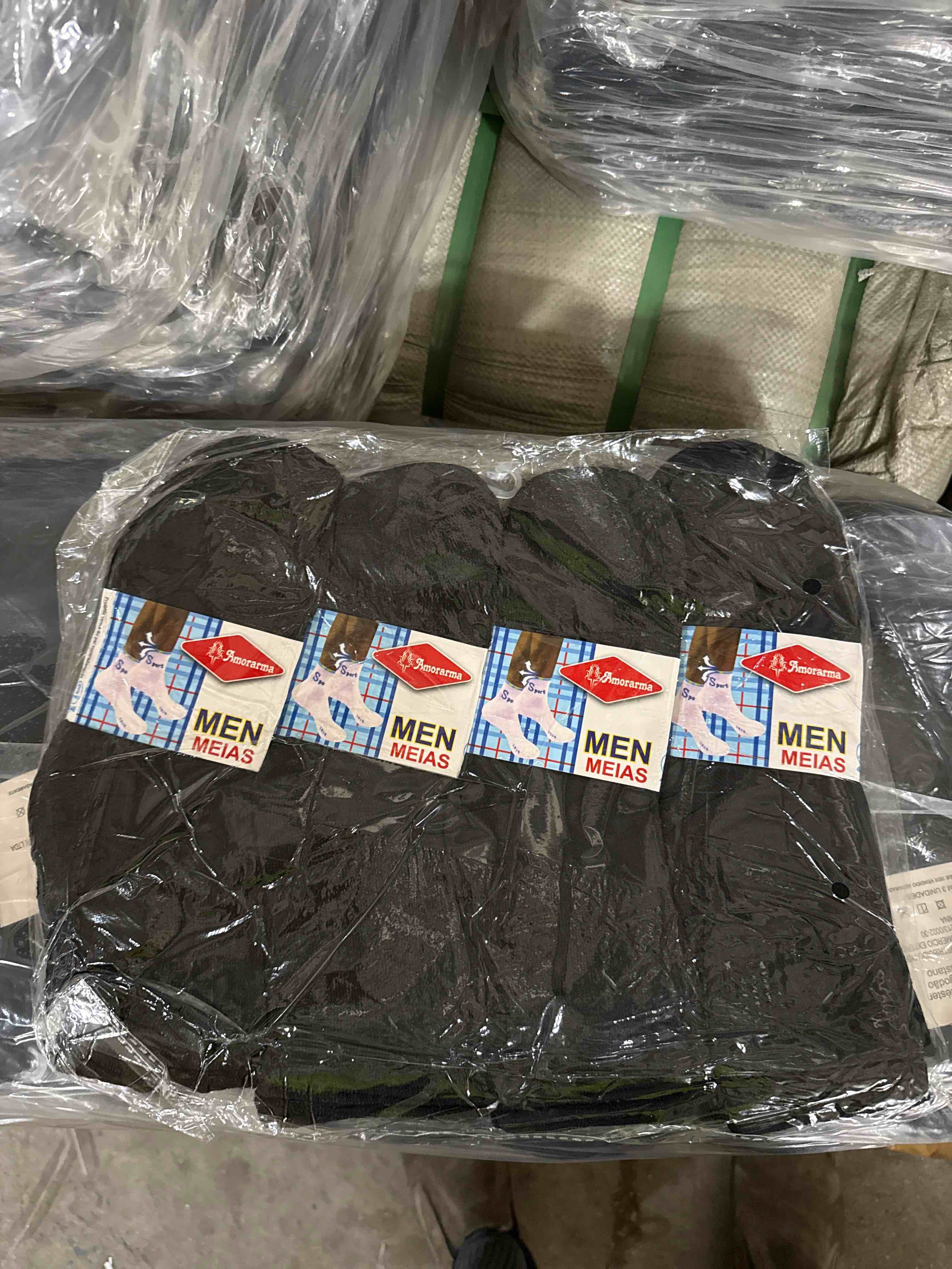 Condition photo showing Brand New for one dozen black men’s socks