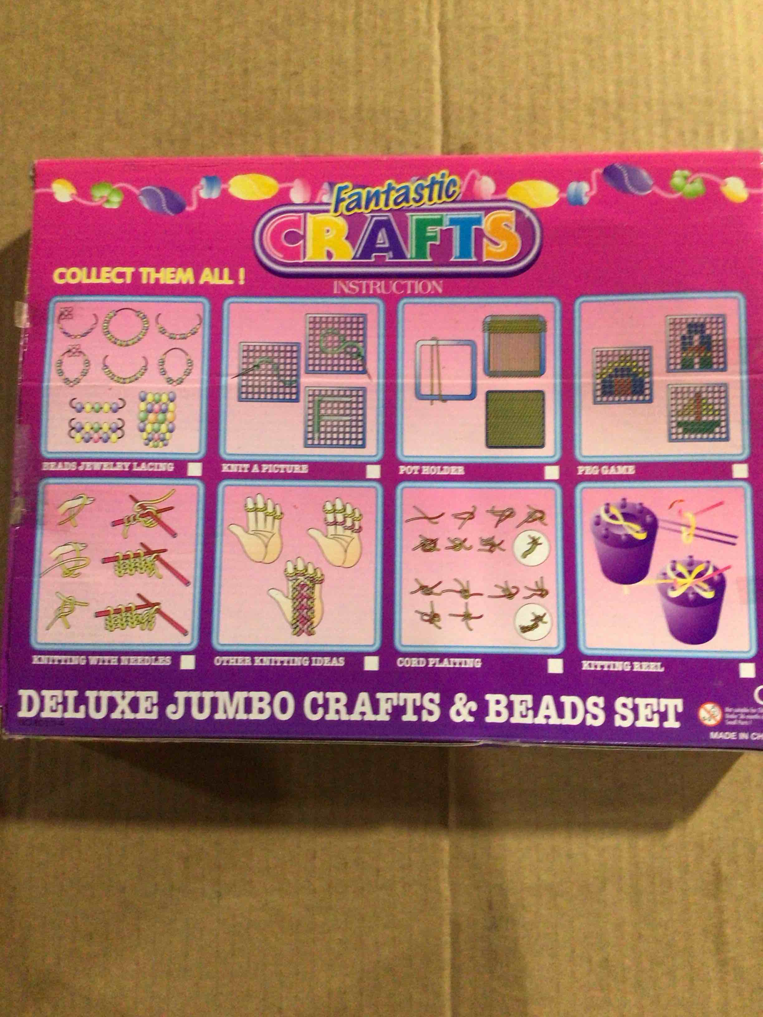 Condition photo showing New/Like New for Deluxe Jumbo Crafts & Beads Set “ Fantastic Crafts”