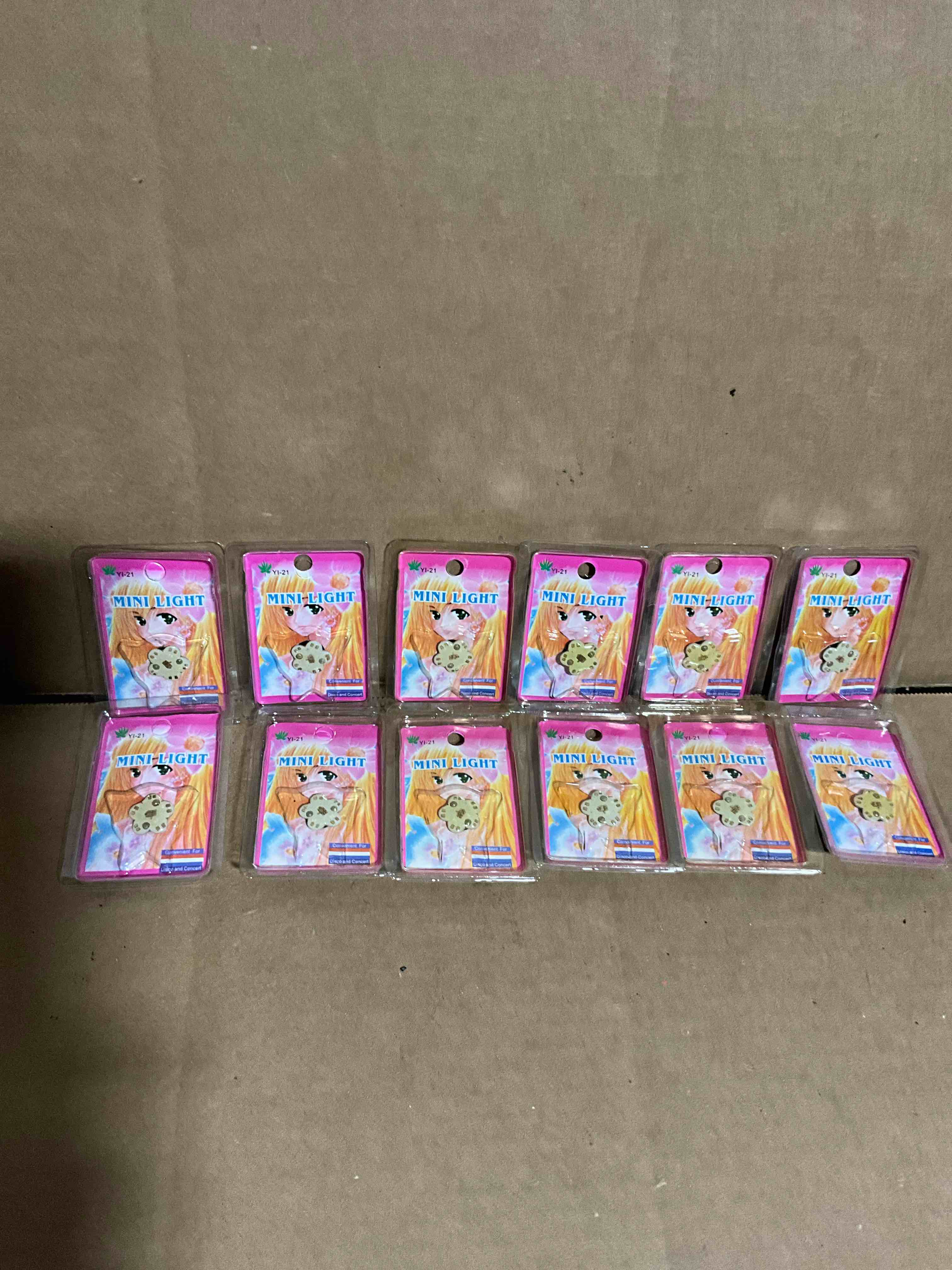 Pack of 12 YI-21 Mini Light Disco and Concert