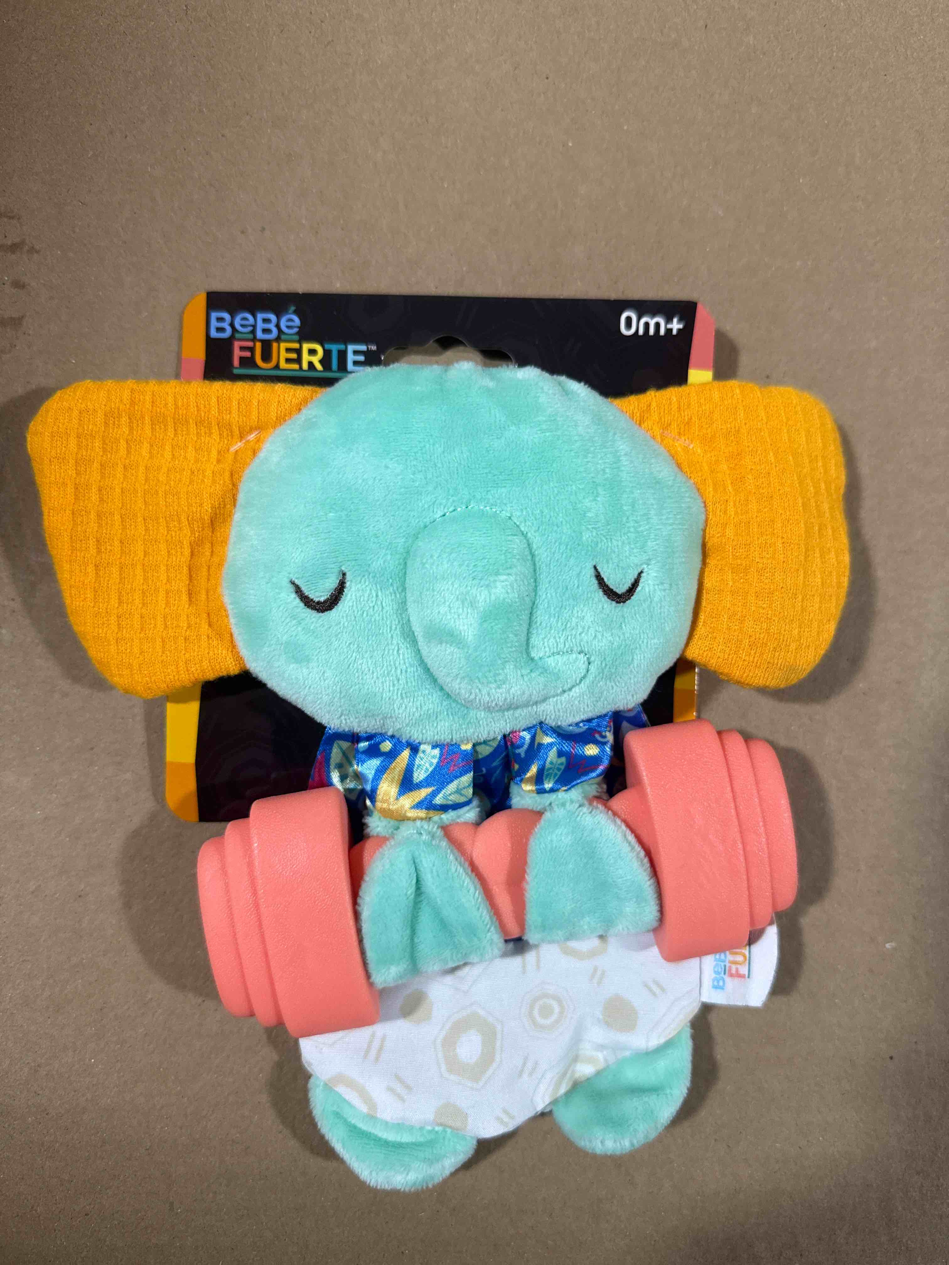 Condition photo showing Brand New for bebe fuerte move and groove crinkle elephant