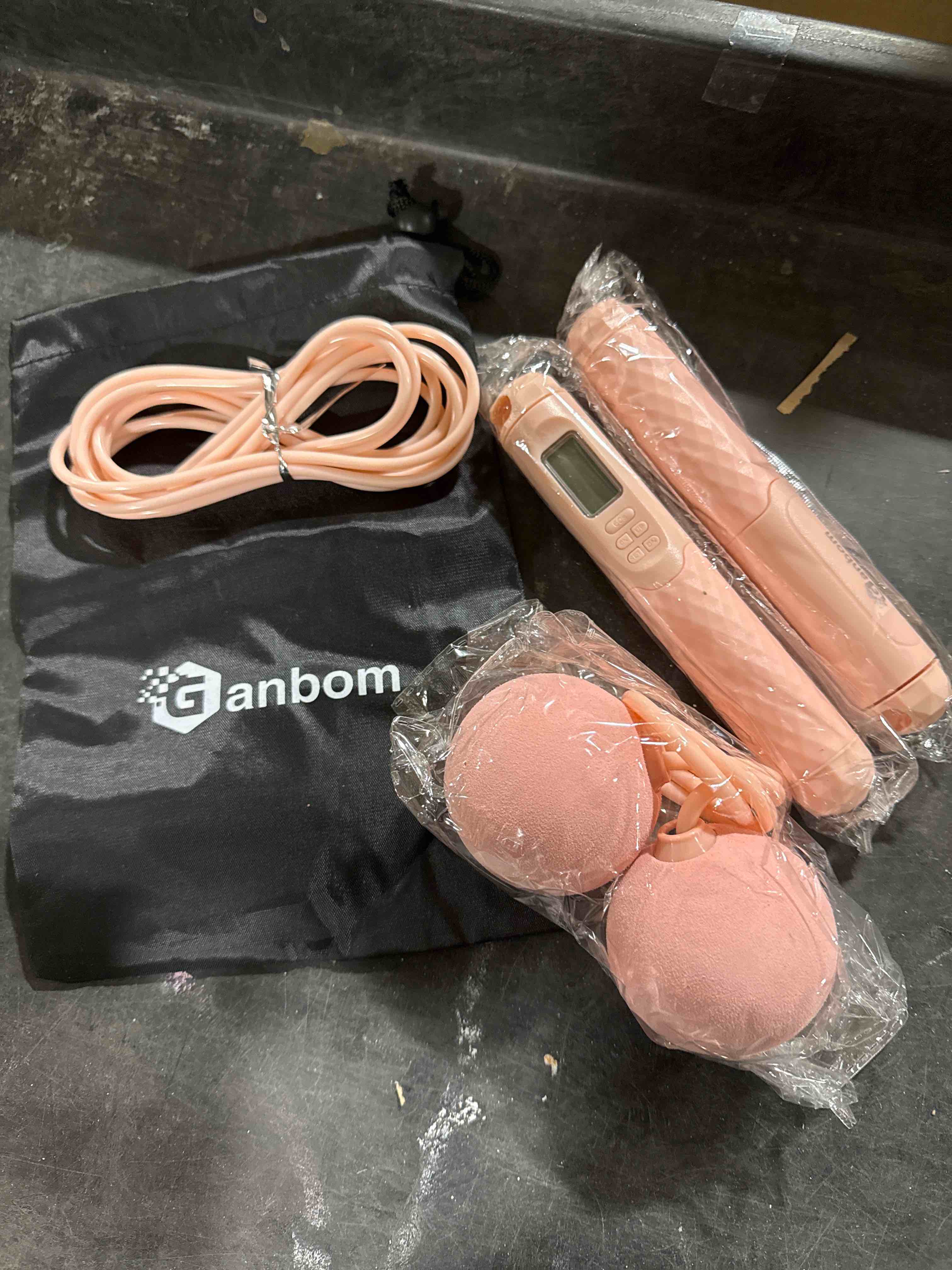 Condition photo showing New/Like New for Skipping Ropes for Adults -Cordless Counter Jump Rope with Large Cordless Ball-Weighted Jump Rope for Women with LCD Display