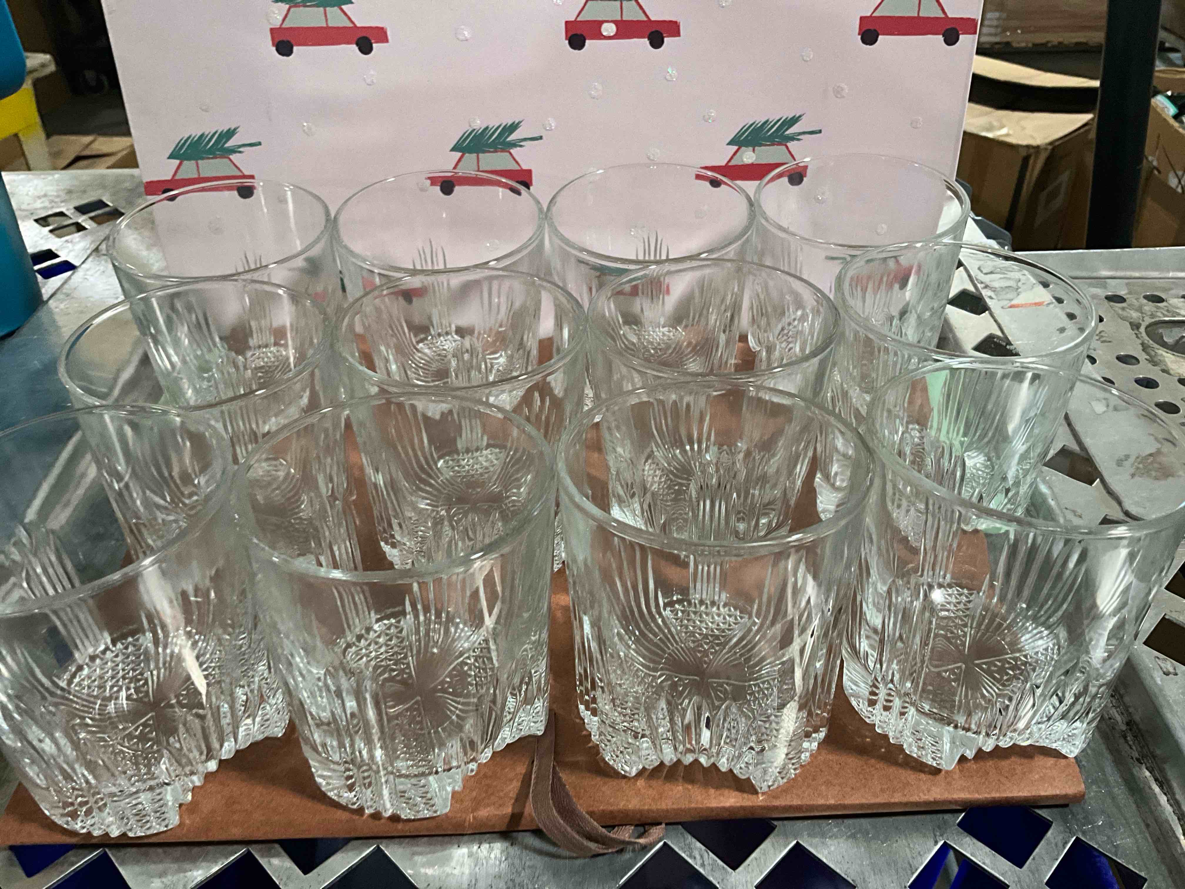Set of 12 Drinking Whiskey Glasses