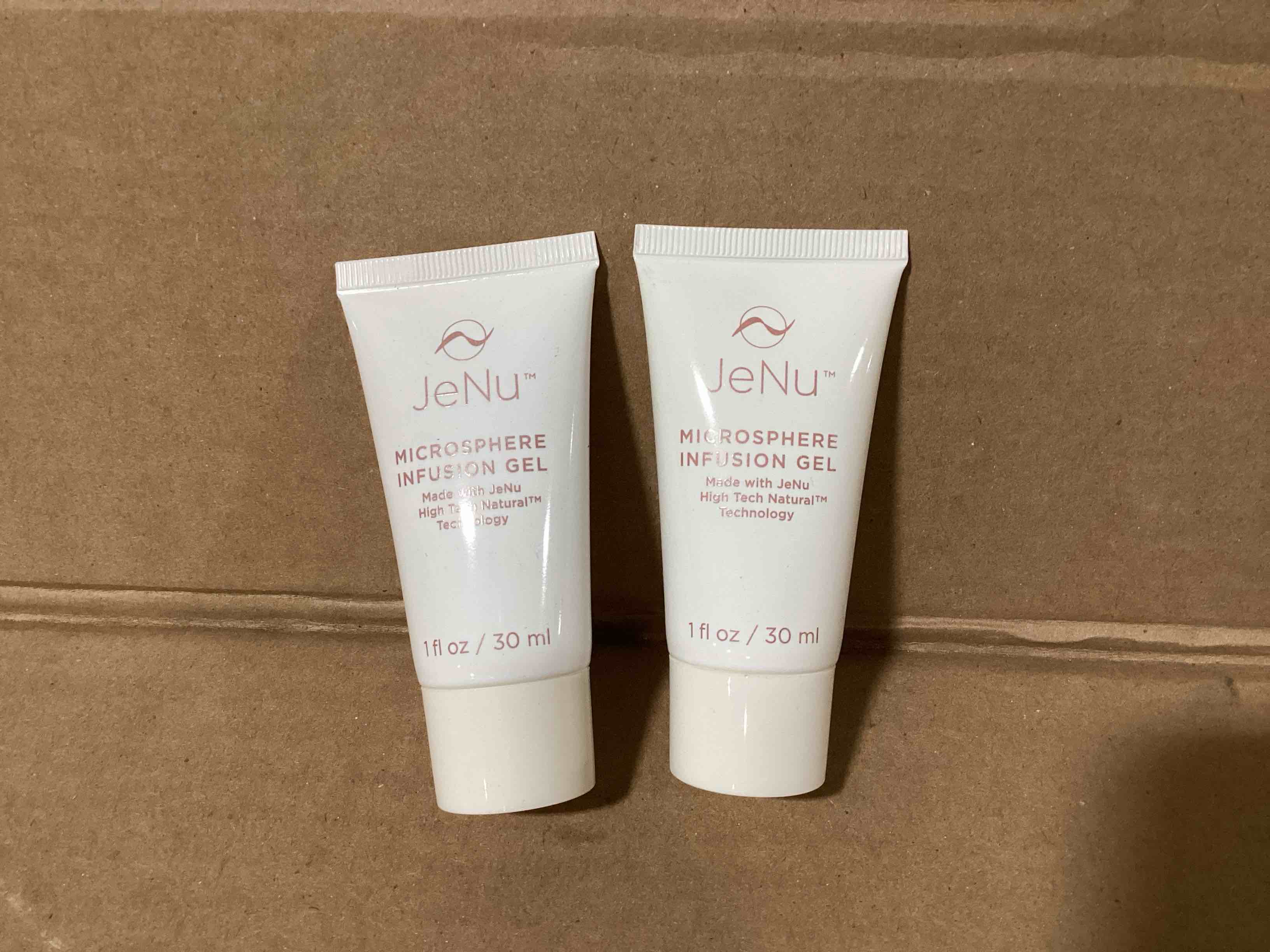 Condition photo showing New/Like New for pack of 2 trophy skin jenu microsphere infusion gel - 1 fl oz