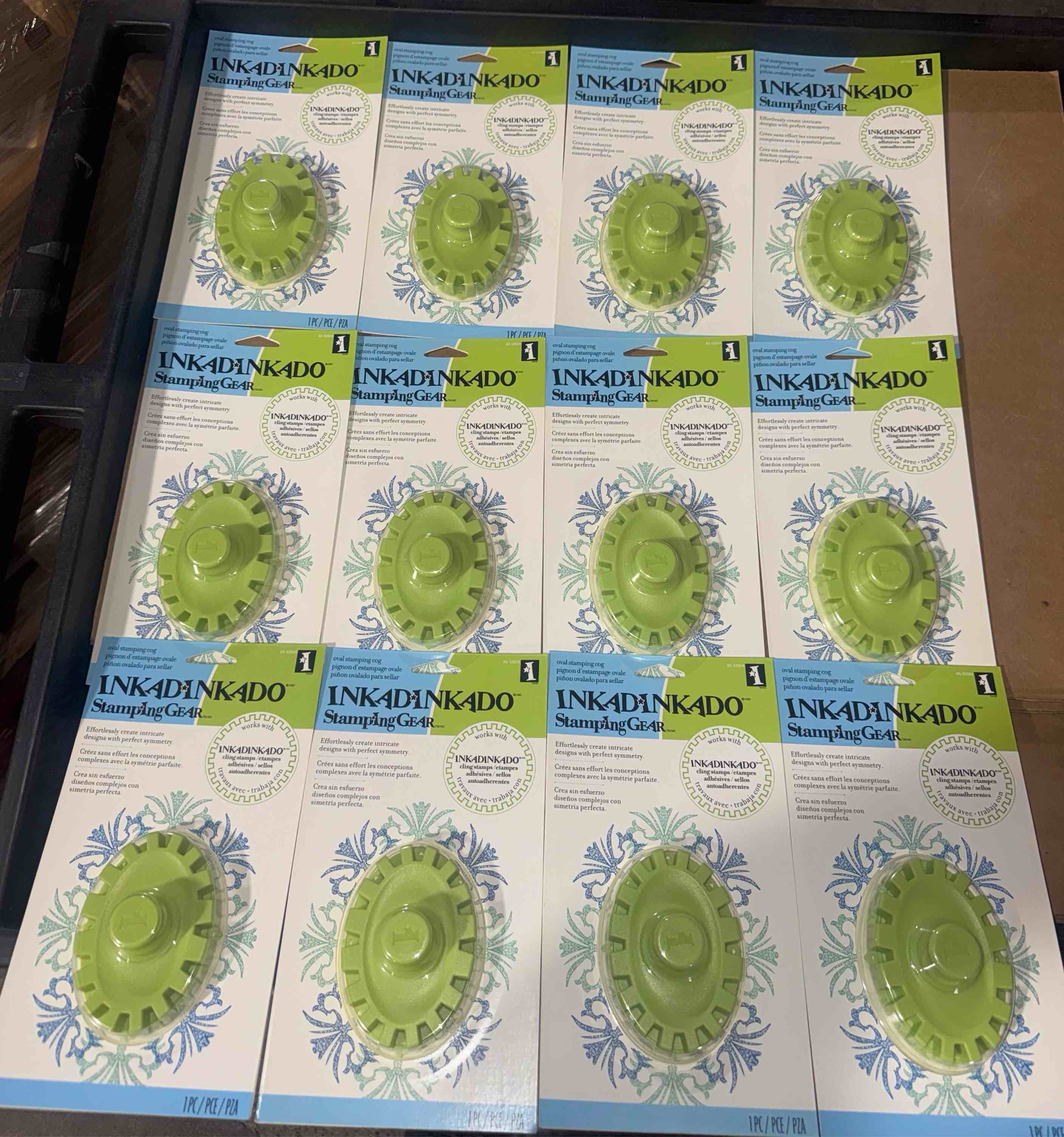 Box of 12 Inkadinkado 65-32024 Stamping Gear, Oval Cog