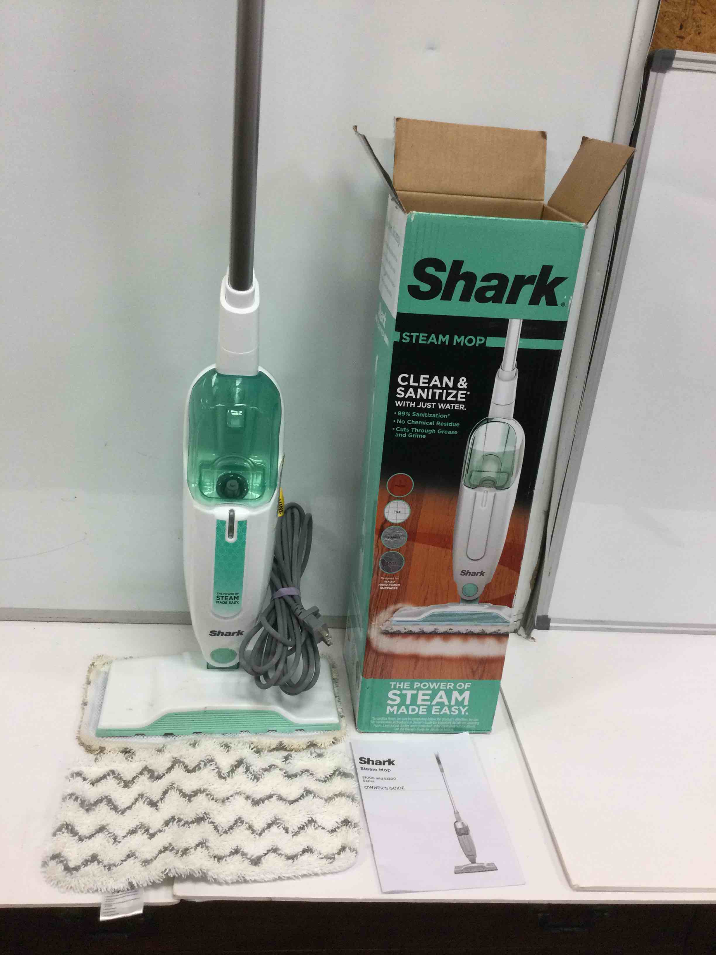 Shark Steam Mop Stick Steam Cleaner White (S1000) S1000SN
