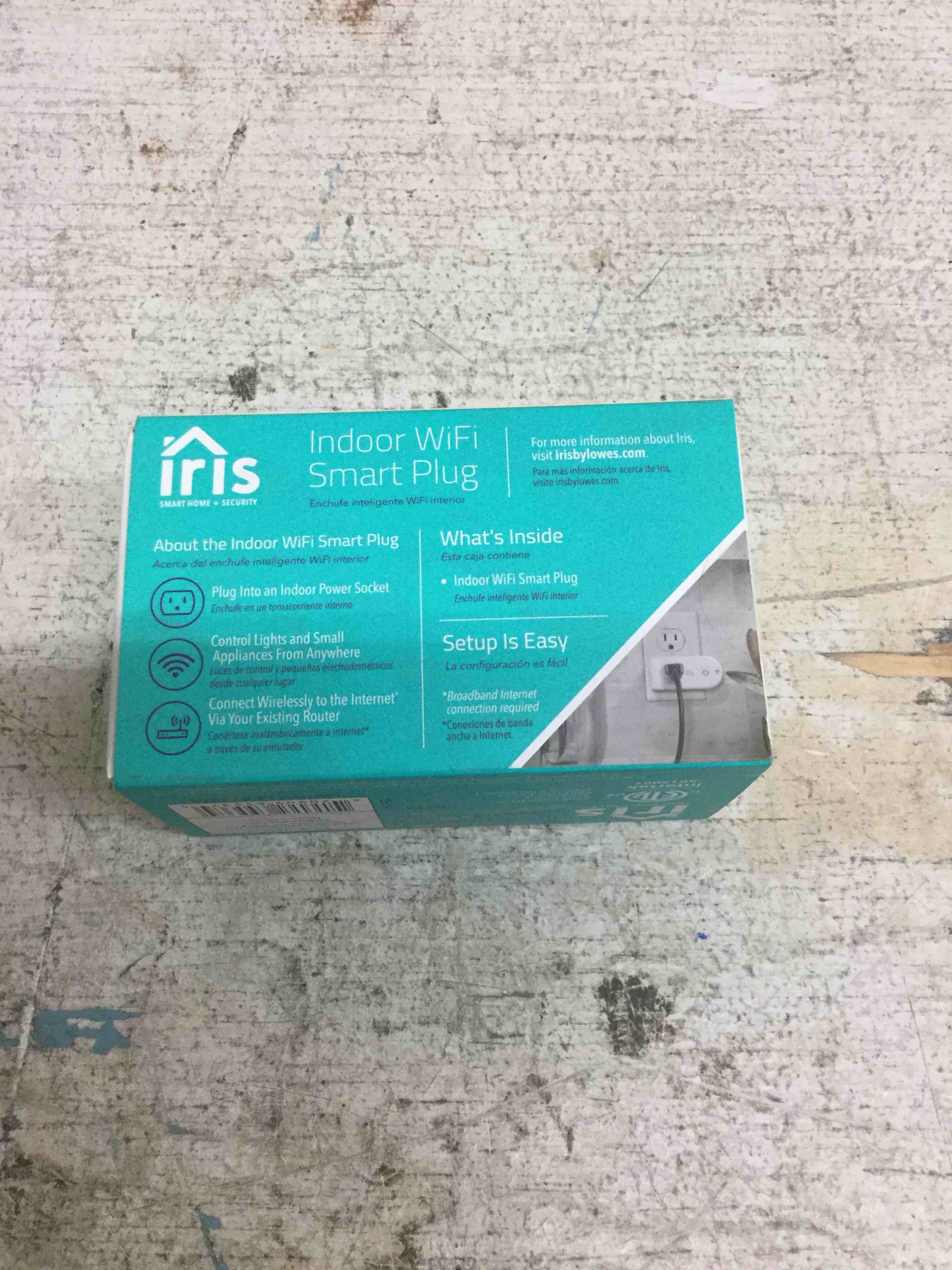 Iris White Indoor Wifi Smart Plug 120 Volt Gl081 Brand
