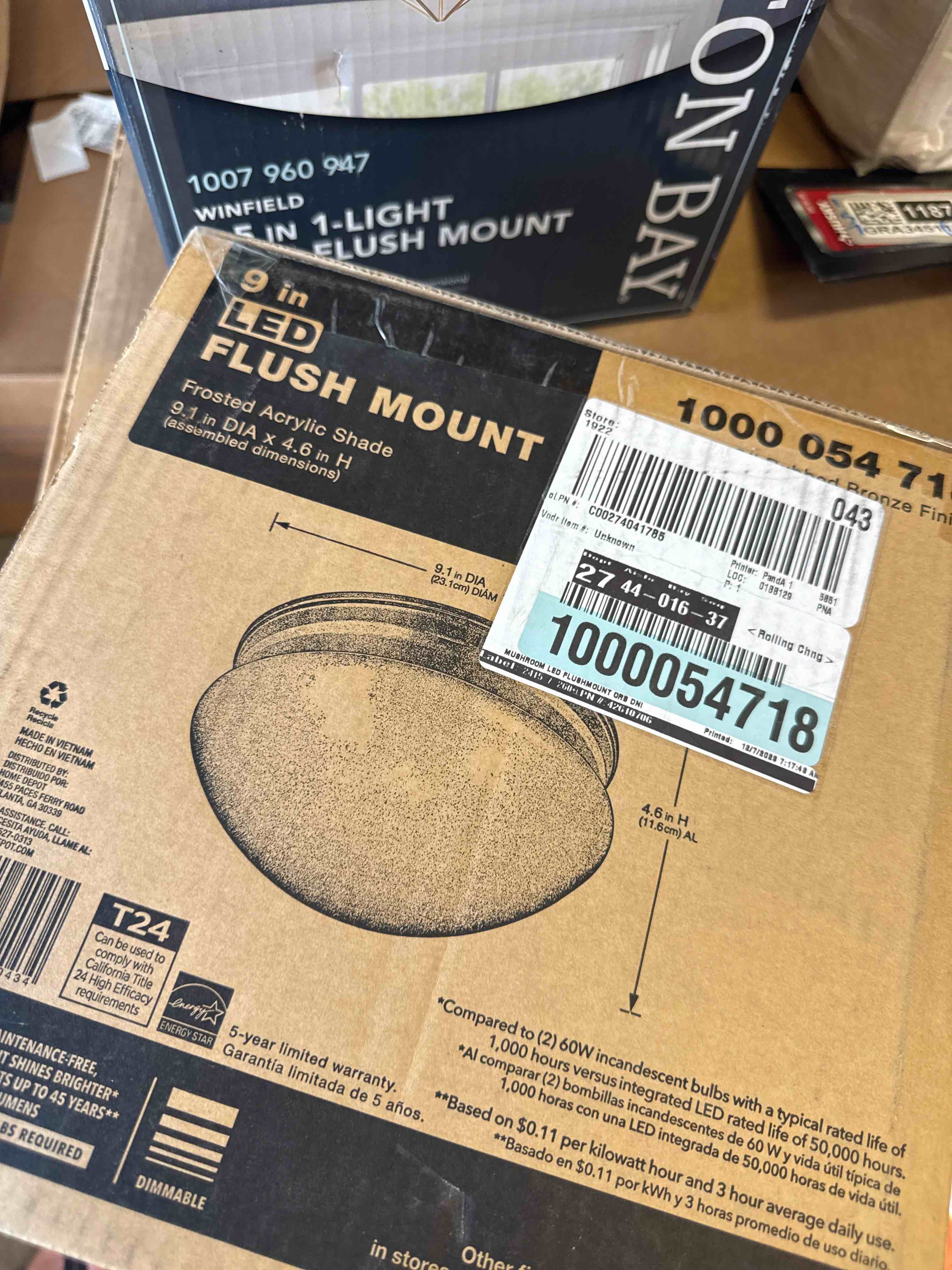 9” LED Flush Cover 
