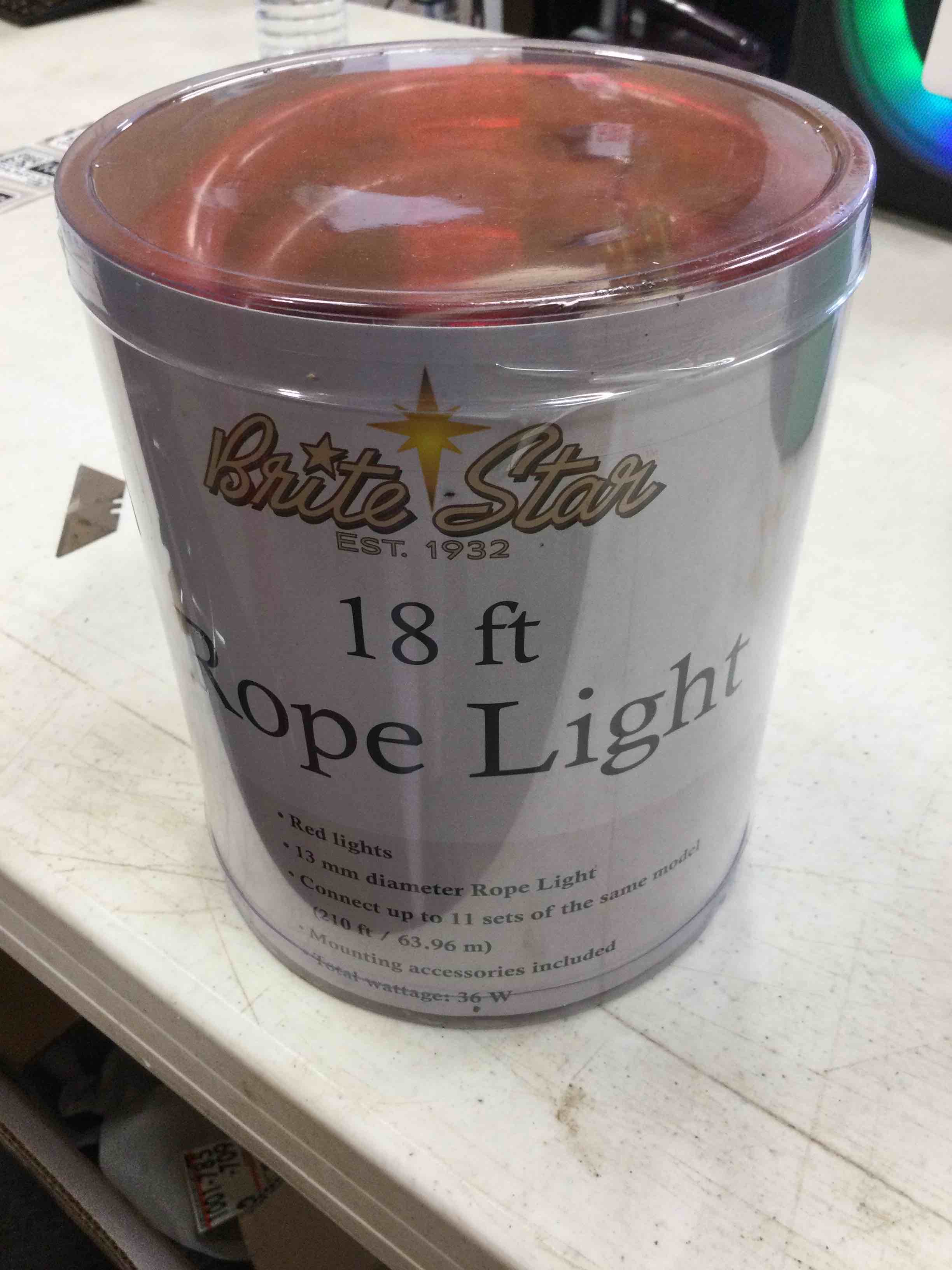 Brite Star Indoor/Outdoor Corded Electric Waterproof Incandescent Rope Light