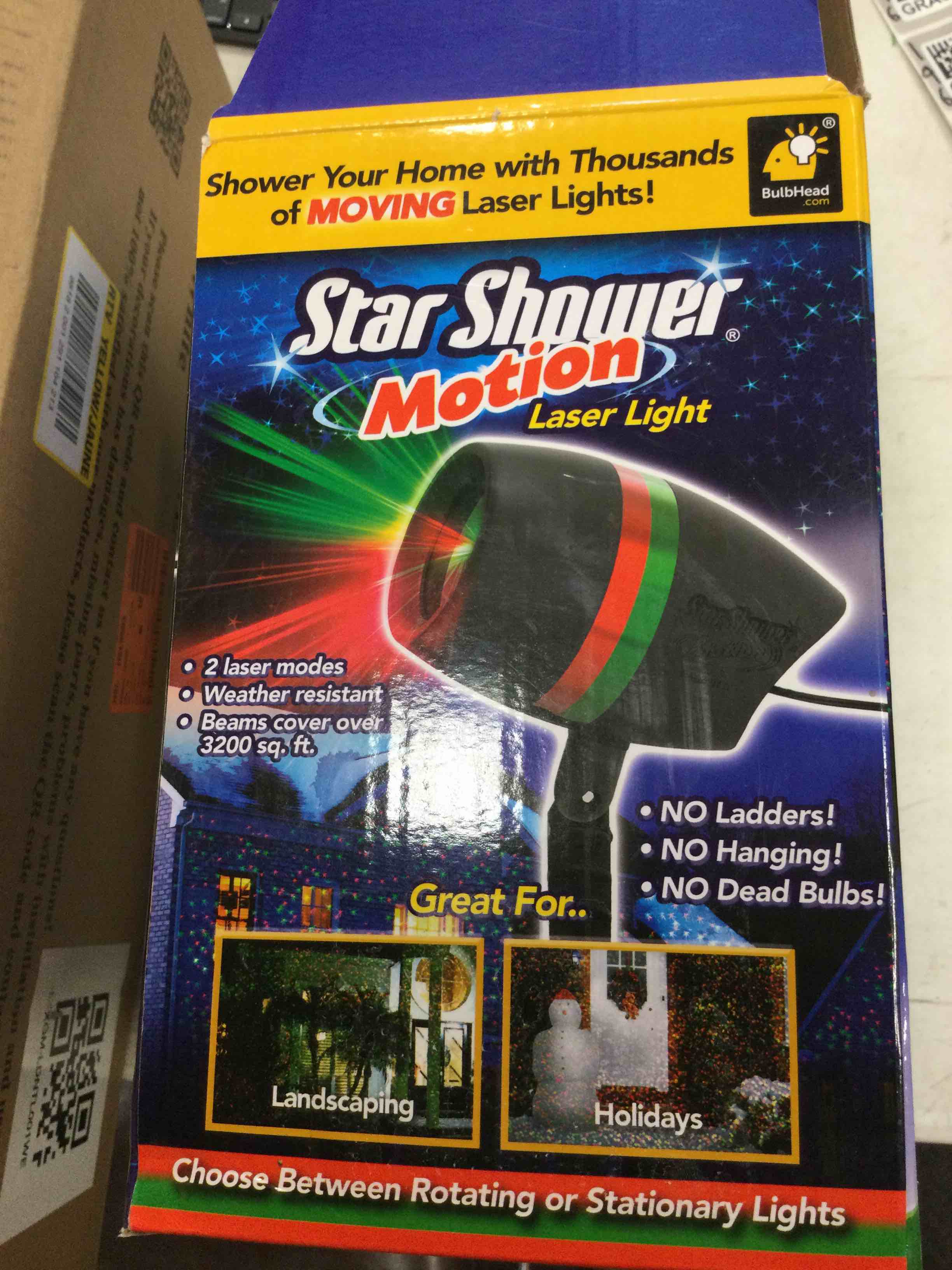 (missing leg see photos) As Seen On TV Star Shower Motion with BONUS Extension Cord