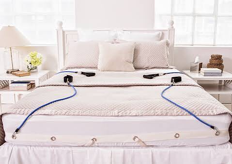BedGym -Exercise from Bed with Resistance Bands, Low-Impact Strength Training, Stretching, Pilates,Physical Therapy, Full Body Workout System, Guide