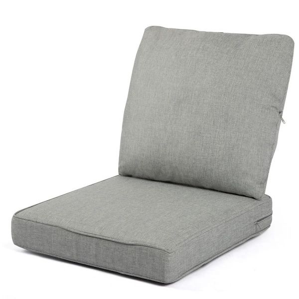 24” x 24” Outdoor Deep Seat Cushion - Light Gray