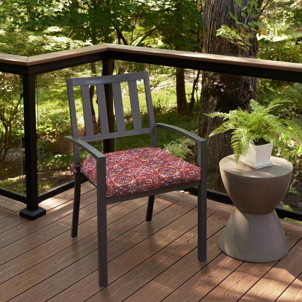 20 in. W x 20 in. D Universal Outdoor Seat Pad in Libson Tile