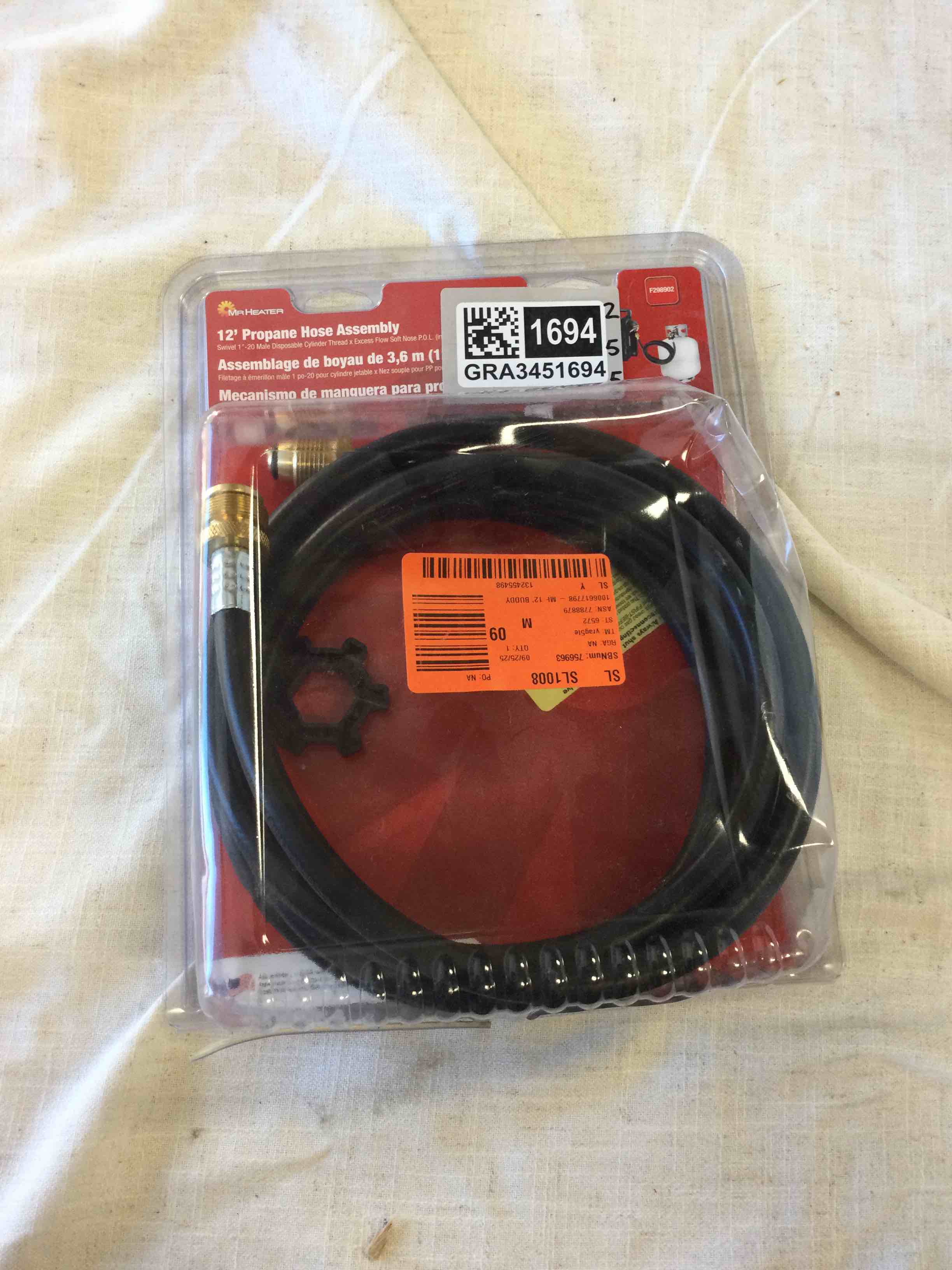 Mr. Heater 12’ Propane Hose Assembly 