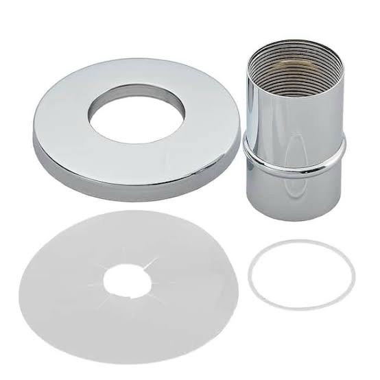 S60-151A 2-3/4 in. Zinc Die-Cast Crown Imperial Shower Flange with Sleeve in Chrome