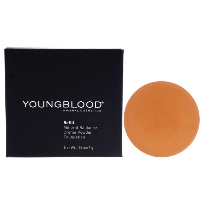 Youngblood Mineral Radiance Creme Powder Foundation Refill- Tawnee Women 0.25 oz