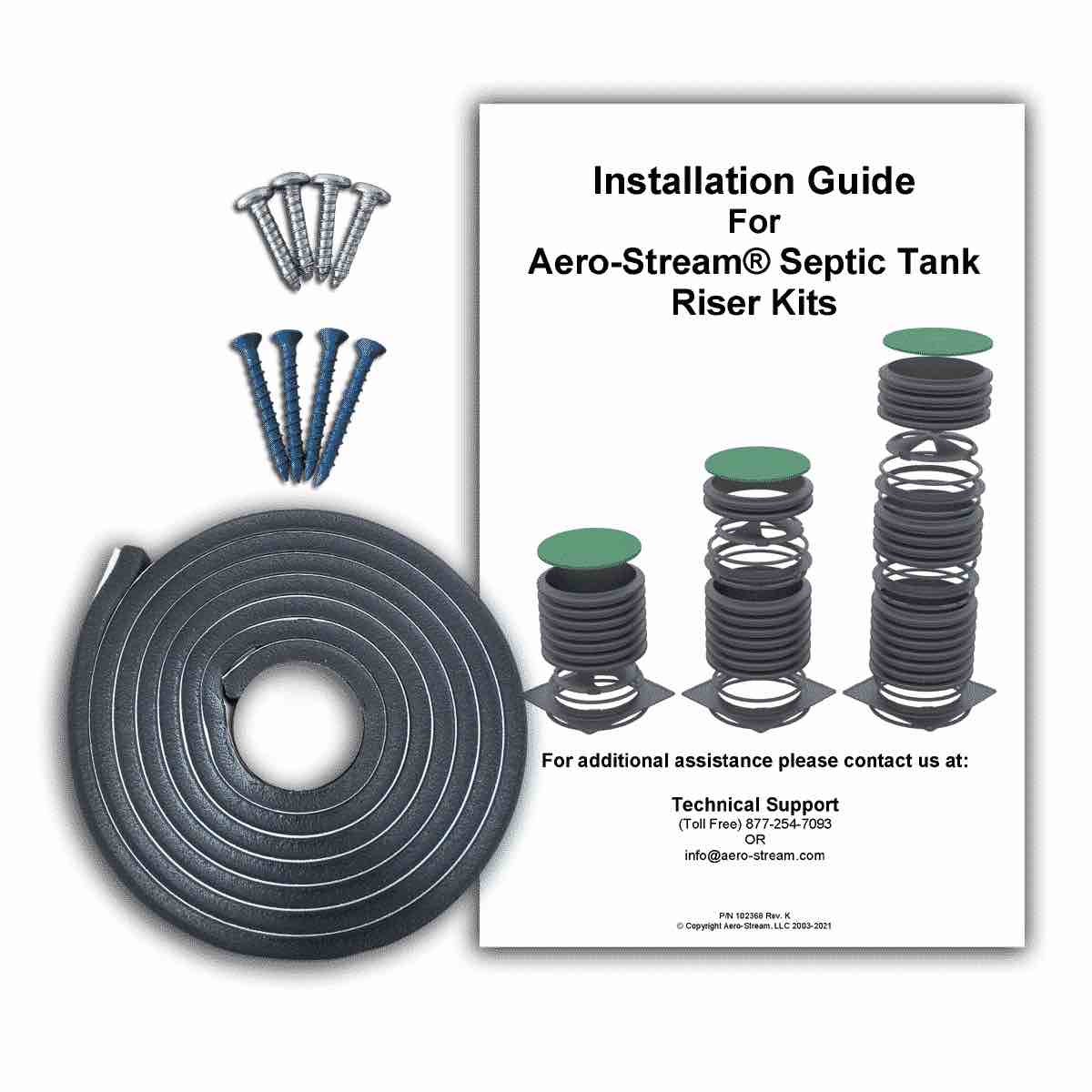 Aero-Stream Septic Tank Riser Installation Kit 