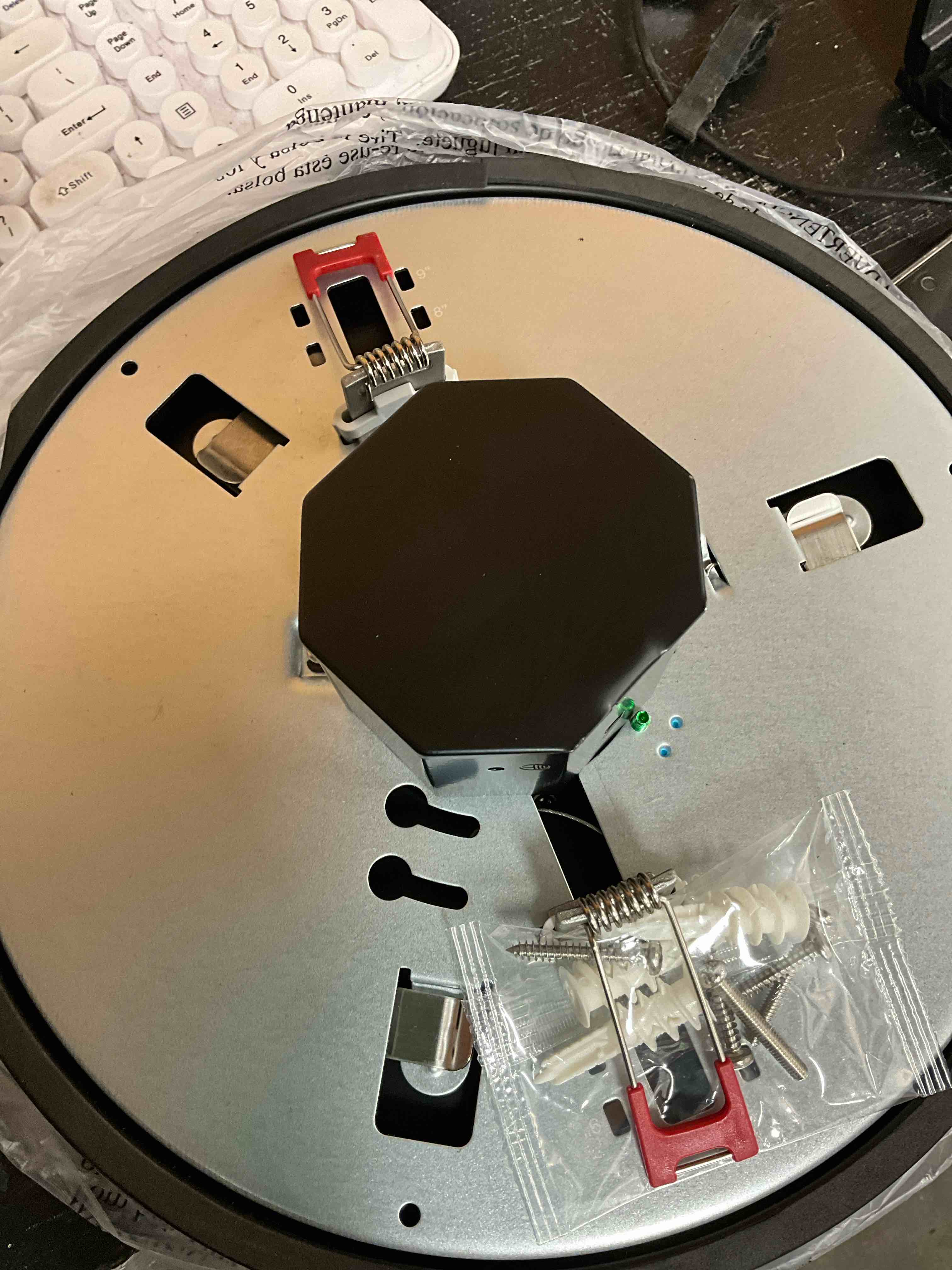 Condition photo showing New/Like New for Flexinstall Cove 10 in. Black Integrated LED Recessed Ceiling Light with 5CCT Plus DuoBright