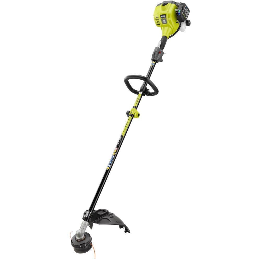 25 cc 2-Stroke Attachment Capable Full Crank Straight Gas Shaft String Trimmer