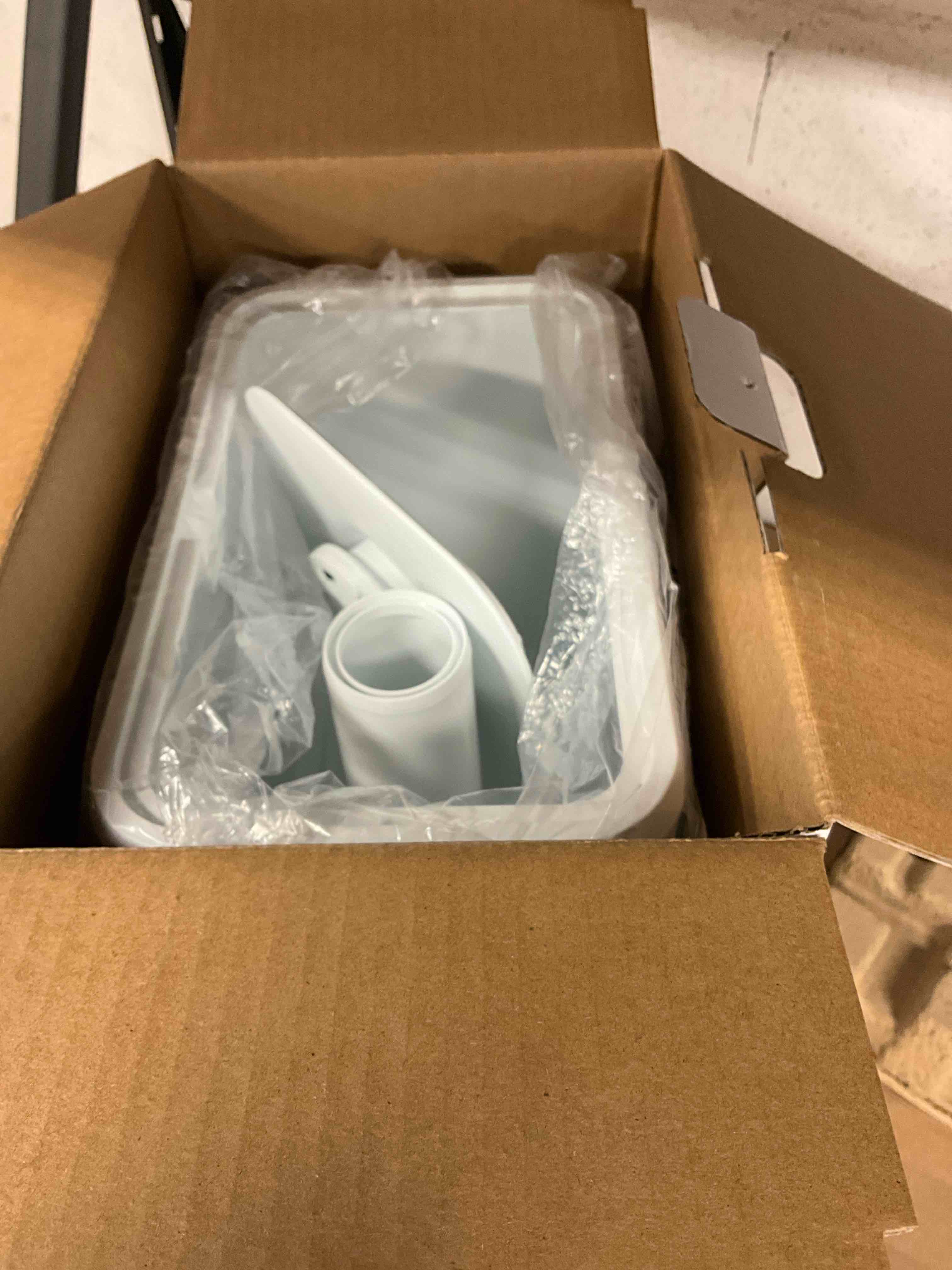 Condition photo showing New/Like New for 1.5 Gal. Ultrasonic Humidifier 360 Degree Turning Dual Nozzle Cool Mist for Medium Room in White