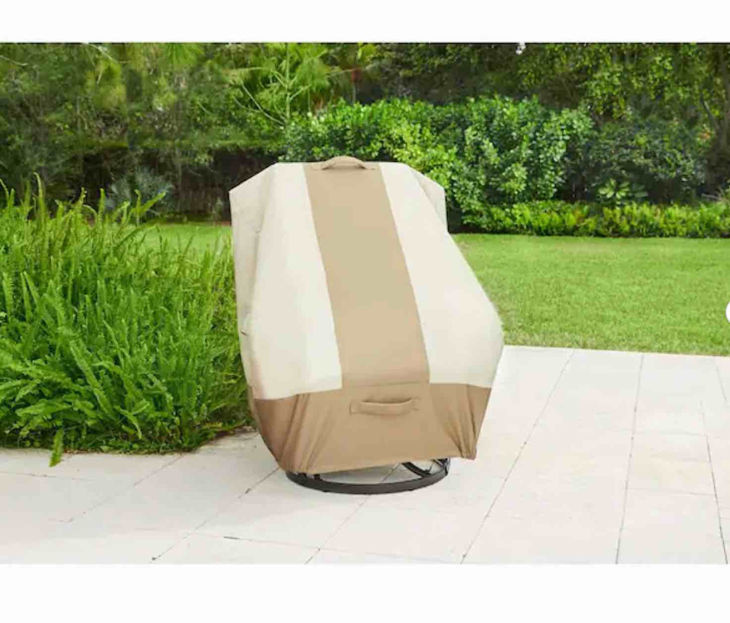 high back outdoor patio chair cover