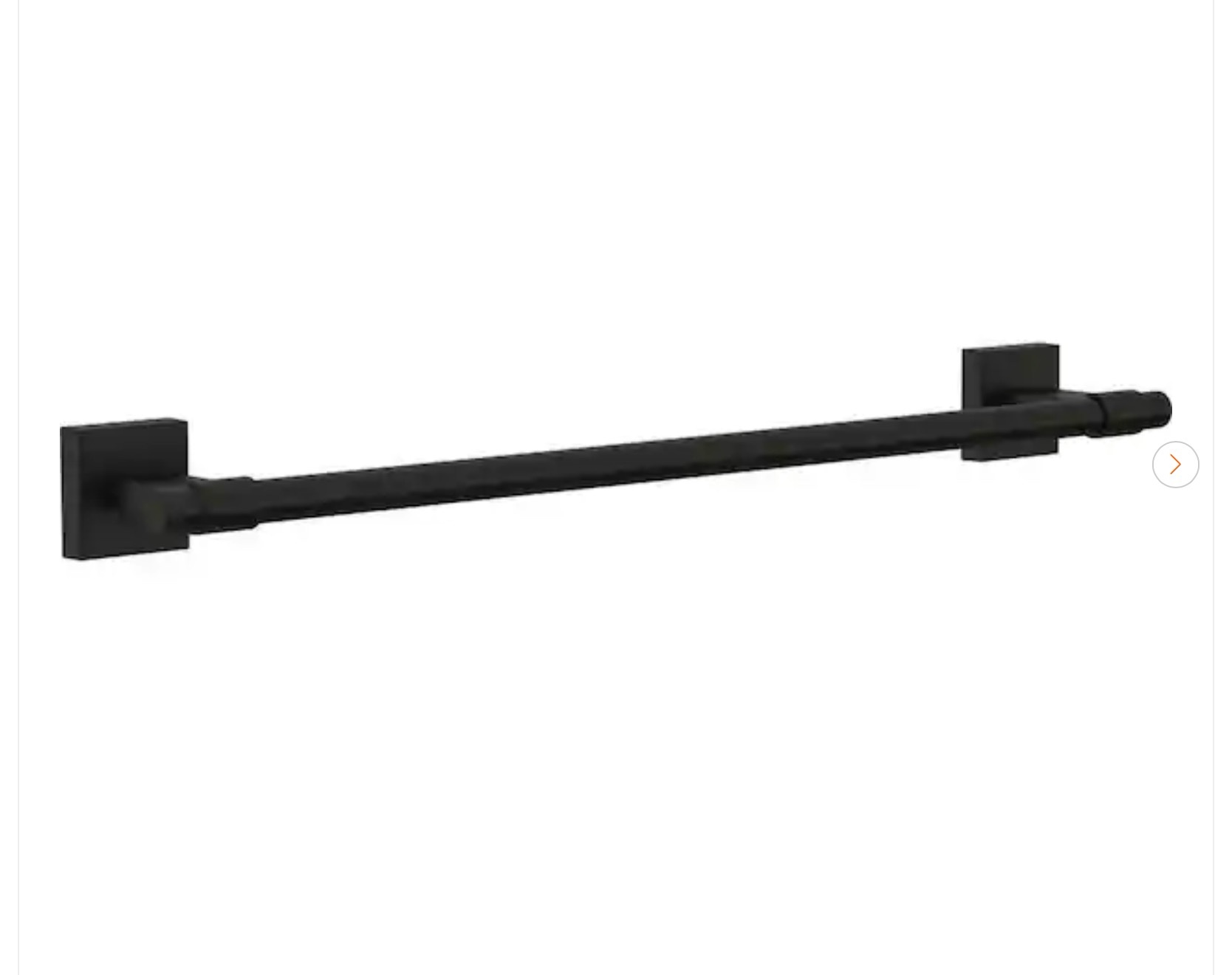 maxted 18 in. wall mount towel bar bath hardware accessory in matte black