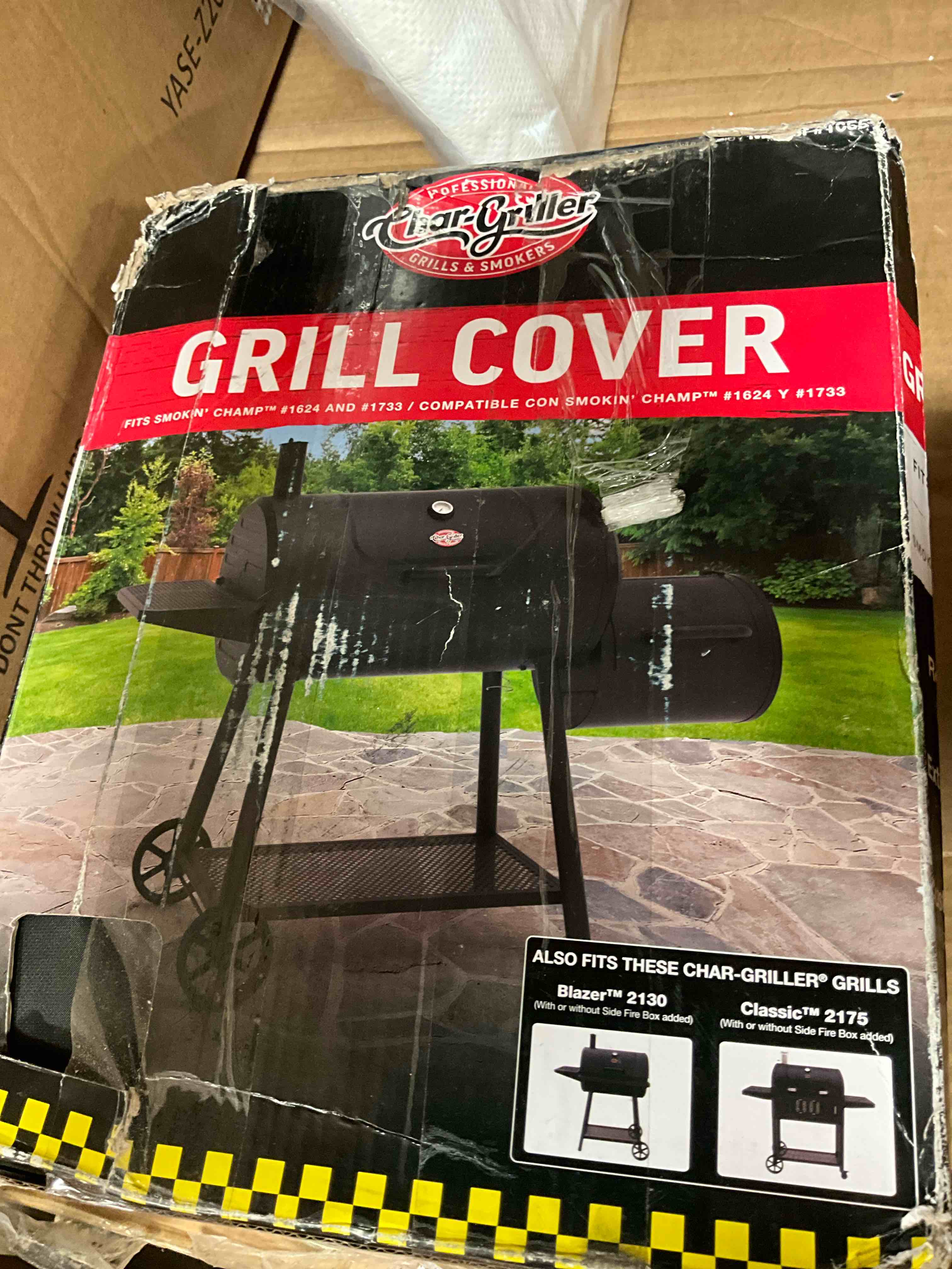 Condition photo showing New/Like New for smokin champ grill cover