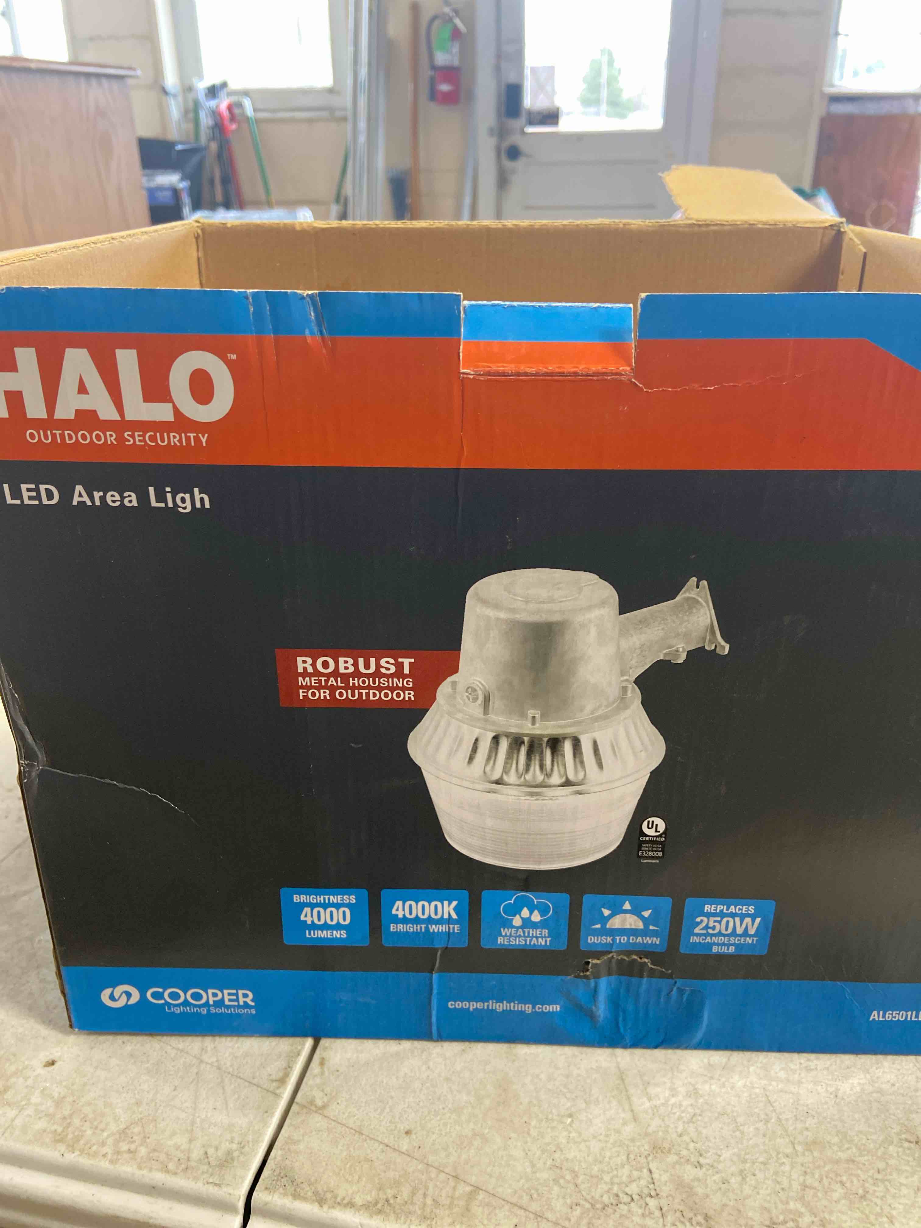 Cooper Lighting 116154 4000 lm Area Light  Gray - Pack of 2