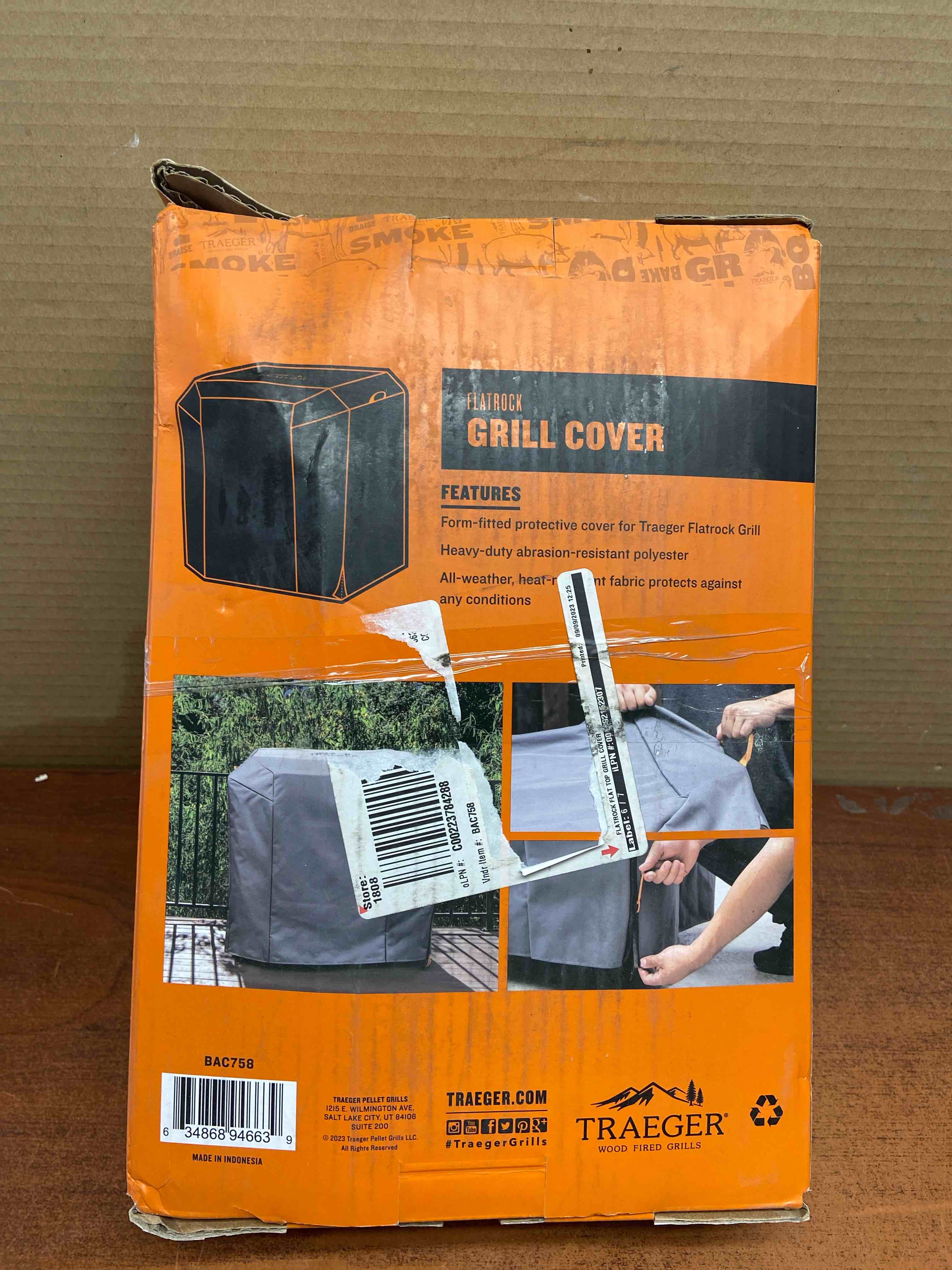 Condition photo showing New/Like New for flatrock flat top grill cover