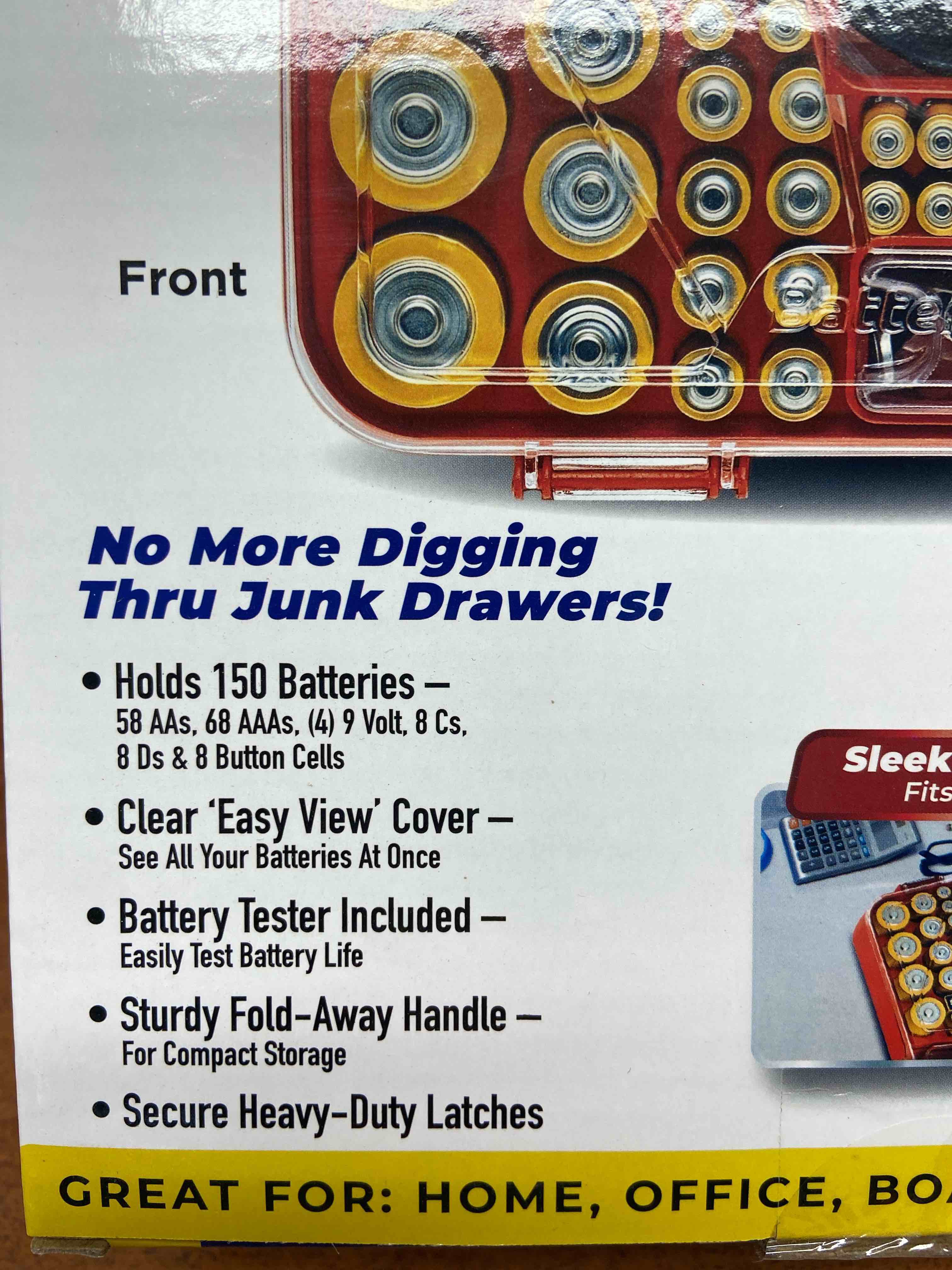 Condition photo showing New/Like New for ontel battery daddy smart  battery storage system with built in battery tester to hold various sizes batteries